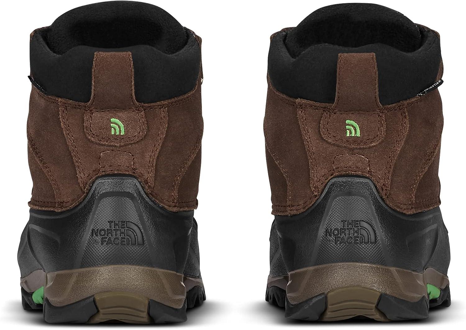 imageTHE NORTH FACE Mens Snowfuse Winter Boot Insulated ampamp Waterproof Lightweight Shell Durable SoleGanache BrownSullivan Green