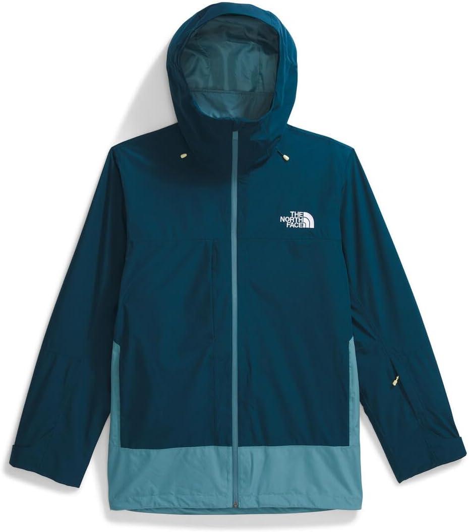 imageTHE NORTH FACE Mens Thermoball Eco Snow Triclimate Waterproof Insulated Ski Jacket Helmet Compatible Powder SkirtMidnight PetrolAlgae Blue