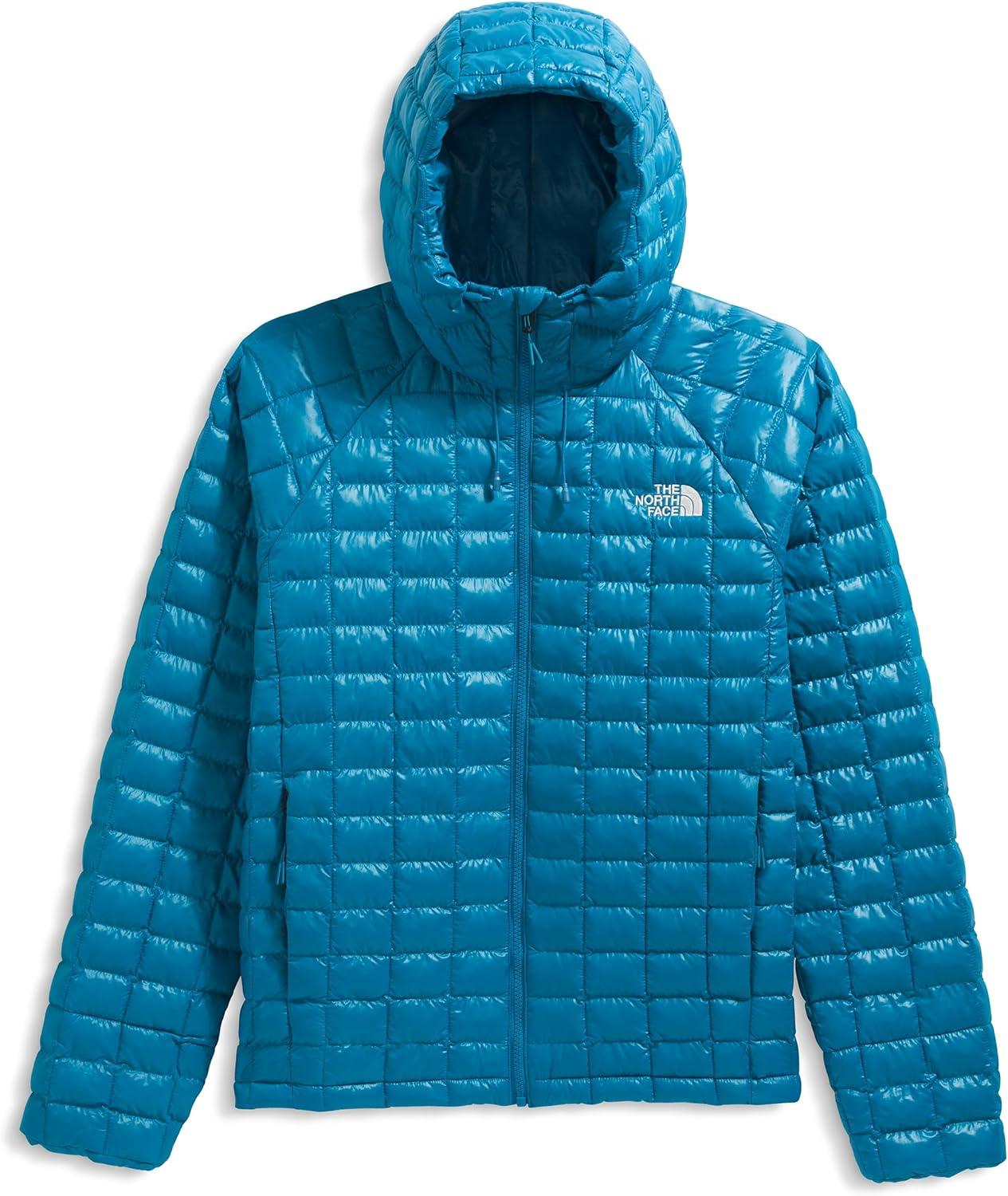 imageTHE NORTH FACE Mens Thermoball Hooded Jacket Lightweight Wind ampamp Water Resistant Synthetic Insulation ampamp Adjustable HoodDusk Blue