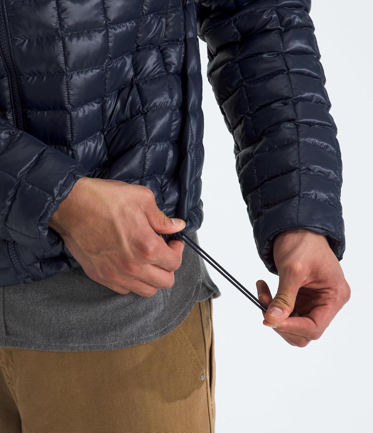 imageTHE NORTH FACE Mens Thermoball Hooded Jacket Lightweight Wind ampamp Water Resistant Synthetic Insulation ampamp Adjustable HoodSummit Navy