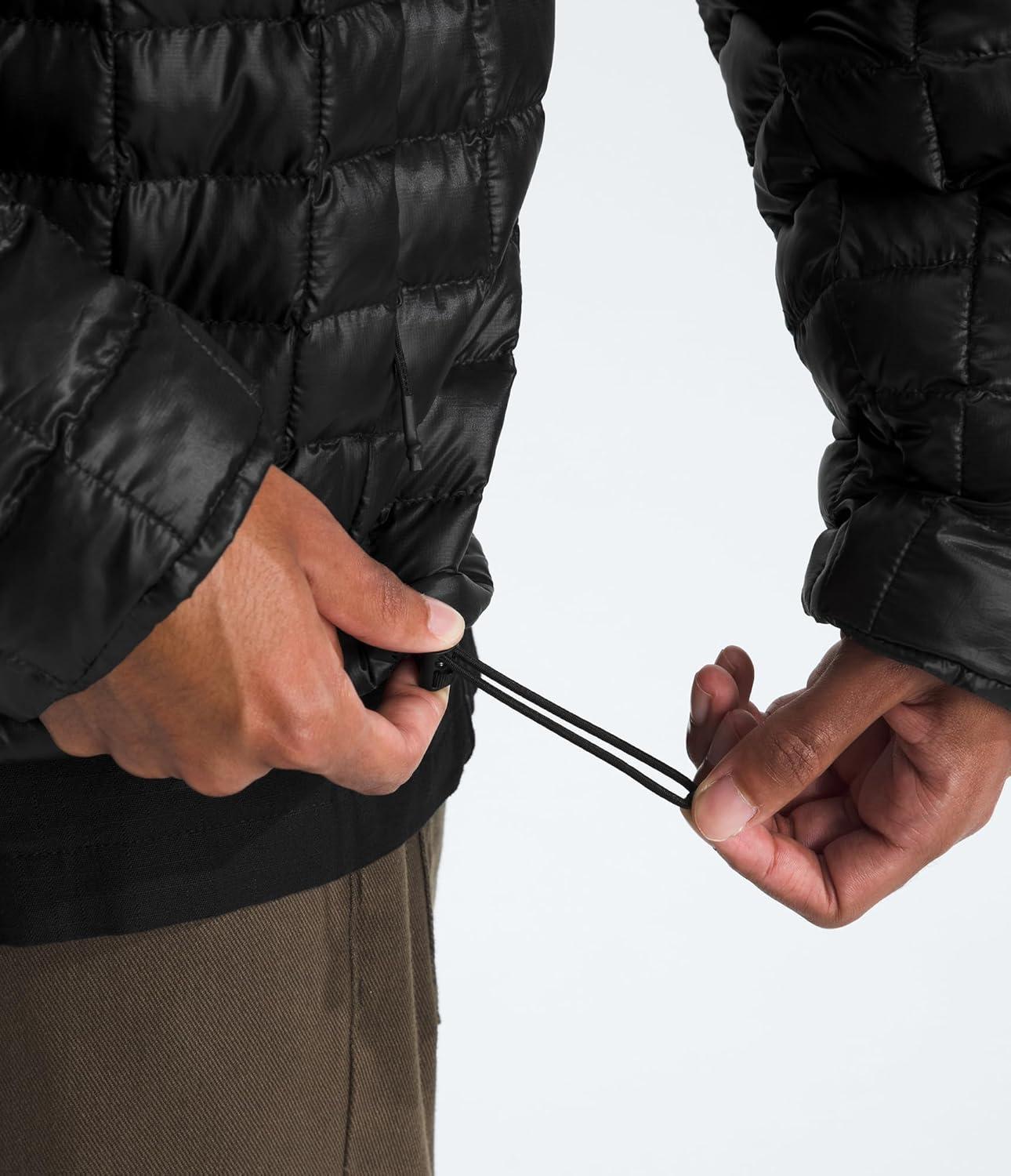 imageTHE NORTH FACE Mens Thermoball Hooded Jacket Lightweight Wind ampamp Water Resistant Synthetic Insulation ampamp Adjustable HoodTnf Black