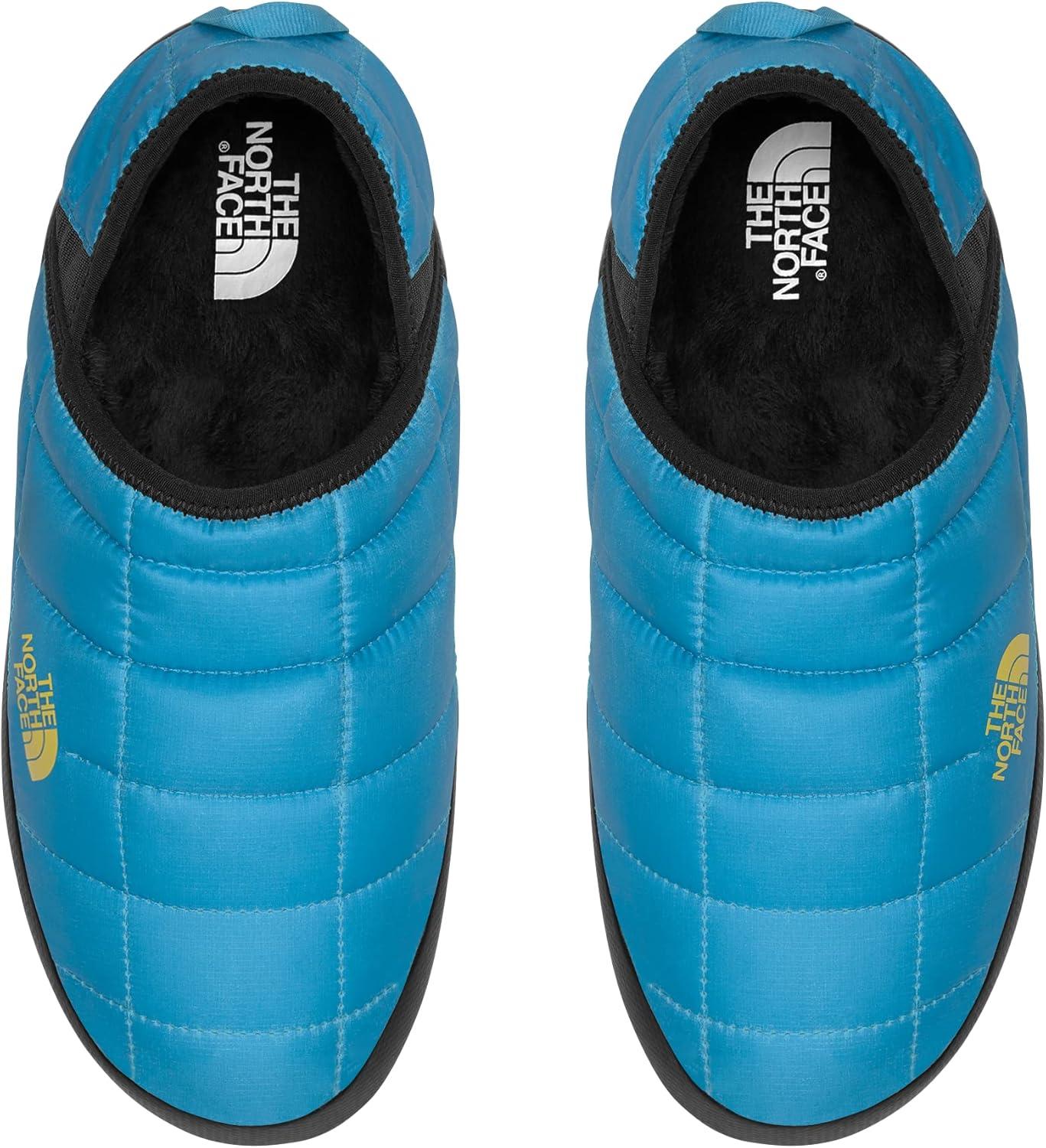 imageTHE NORTH FACE Mens Thermoball Traction Mule V Winter Shoe Insulated ampamp Water Repellent Rubber OutsoleAcoustic BlueTnf Black