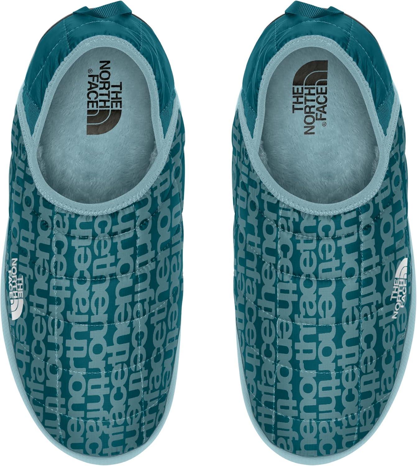 imageTHE NORTH FACE Mens Thermoball Traction Mule V Winter Shoe Insulated ampamp Water Repellent Rubber OutsoleBlue Coral Tnf Lowercase PrintBlue Coral
