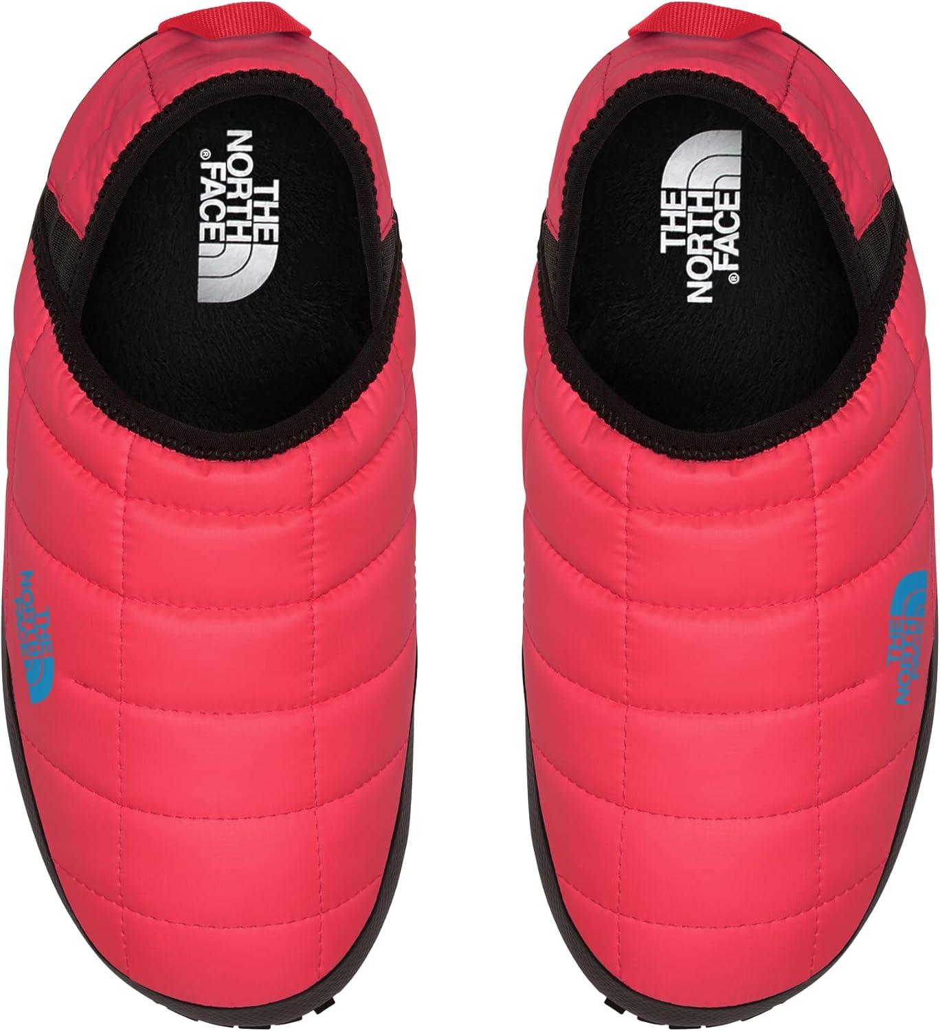 imageTHE NORTH FACE Mens Thermoball Traction Mule V Winter Shoe Insulated ampamp Water Repellent Rubber OutsoleBrilliant CoralTnf Black