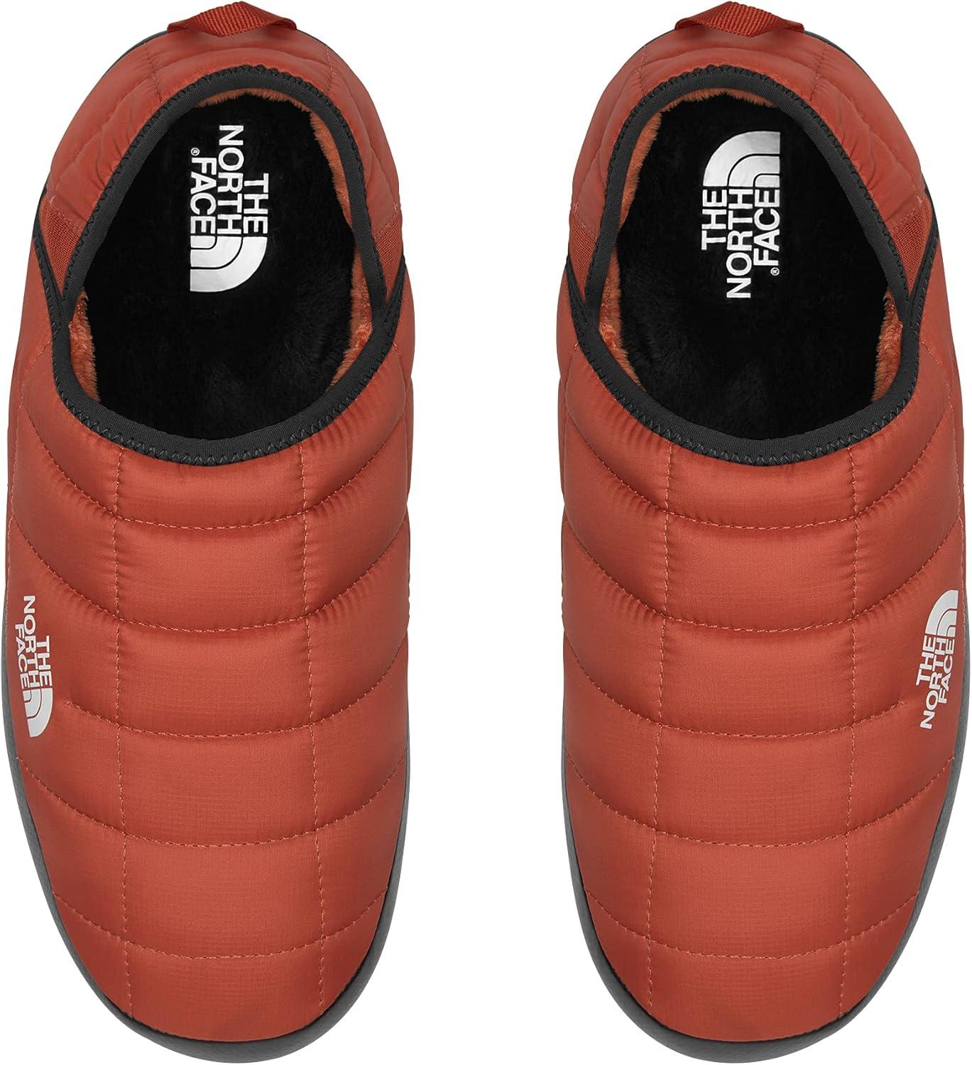 imageTHE NORTH FACE Mens Thermoball Traction Mule V Winter Shoe Insulated ampamp Water Repellent Rubber OutsoleBurnt OchreTnf White