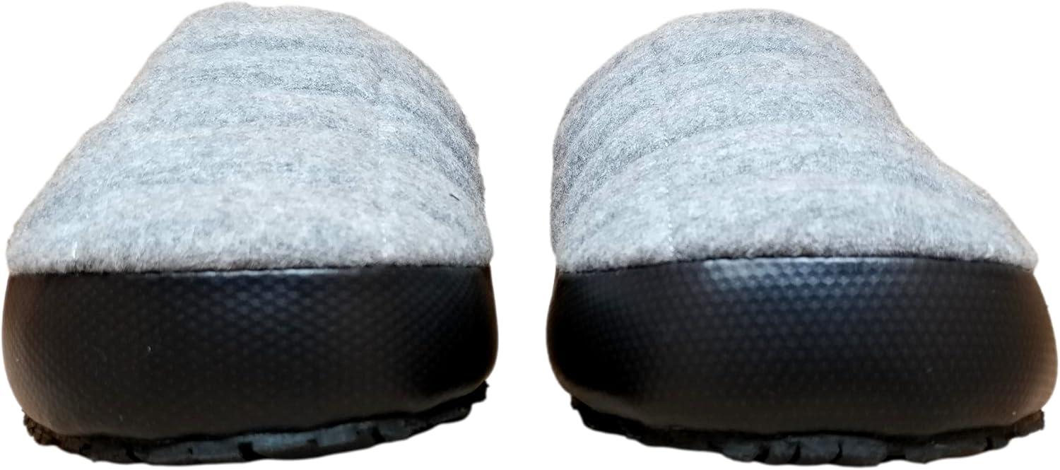 imageTHE NORTH FACE Mens Thermoball Traction Mule V Winter Shoe Insulated ampamp Water Repellent Rubber OutsoleGrey Wool