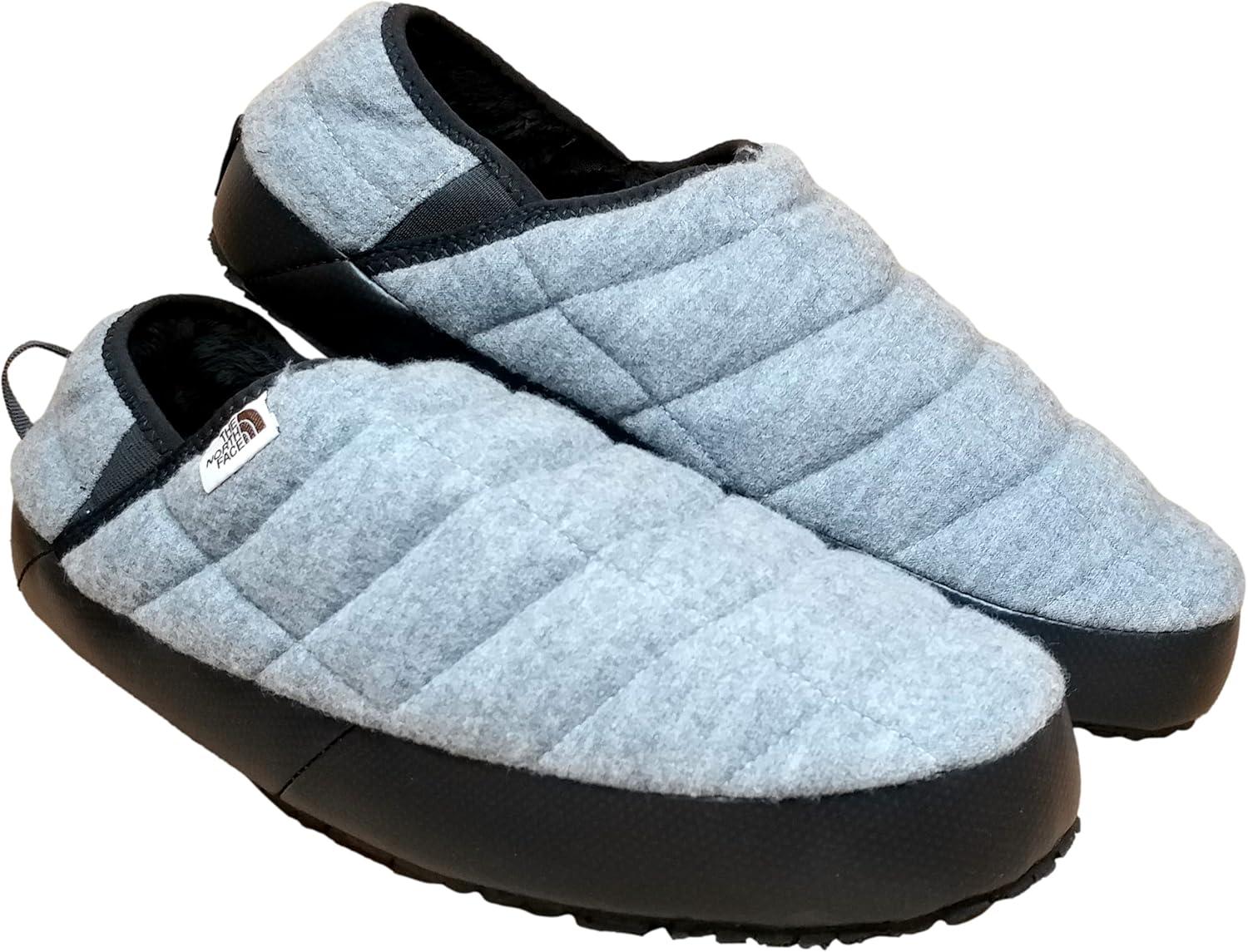 imageTHE NORTH FACE Mens Thermoball Traction Mule V Winter Shoe Insulated ampamp Water Repellent Rubber OutsoleGrey Wool