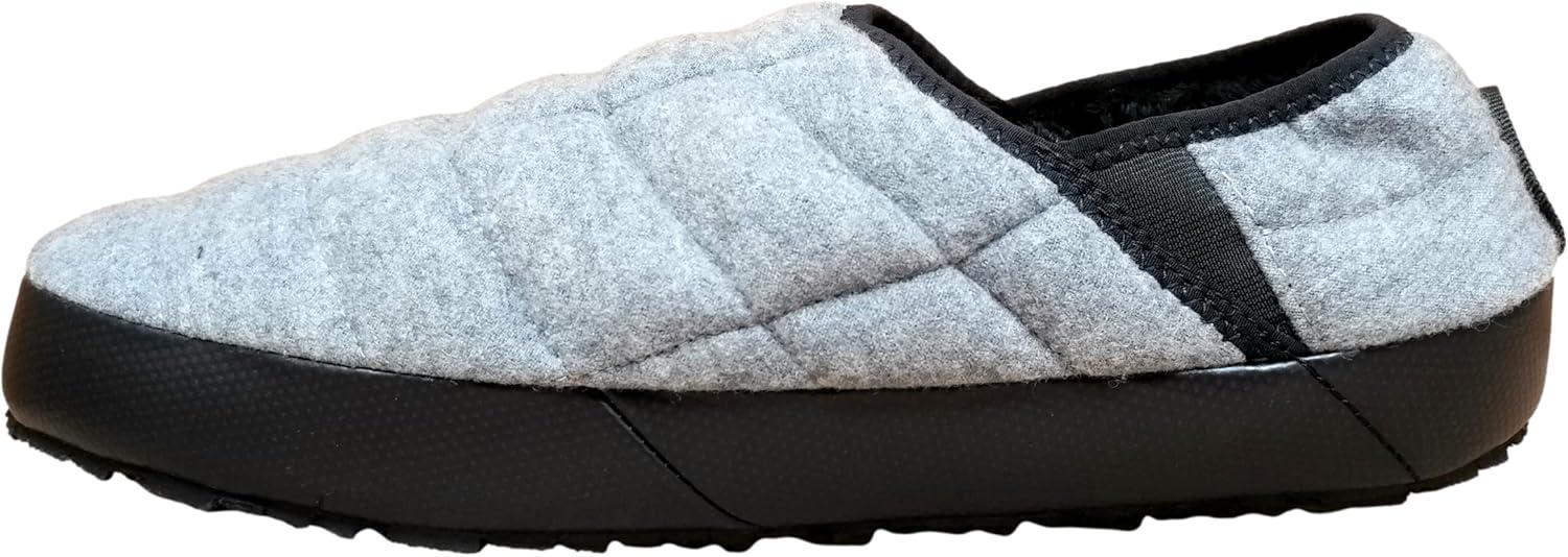 imageTHE NORTH FACE Mens Thermoball Traction Mule V Winter Shoe Insulated ampamp Water Repellent Rubber OutsoleGrey Wool