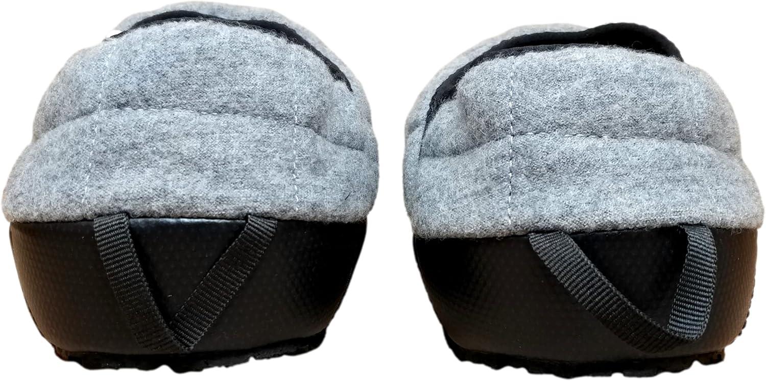 imageTHE NORTH FACE Mens Thermoball Traction Mule V Winter Shoe Insulated ampamp Water Repellent Rubber OutsoleGrey Wool