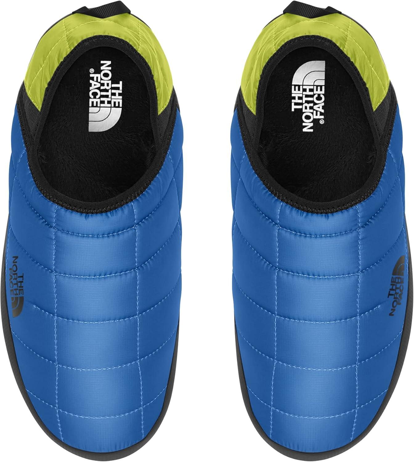imageTHE NORTH FACE Mens Thermoball Traction Mule V Winter Shoe Insulated ampamp Water Repellent Rubber OutsoleSuper Sonic BlueTnf Black