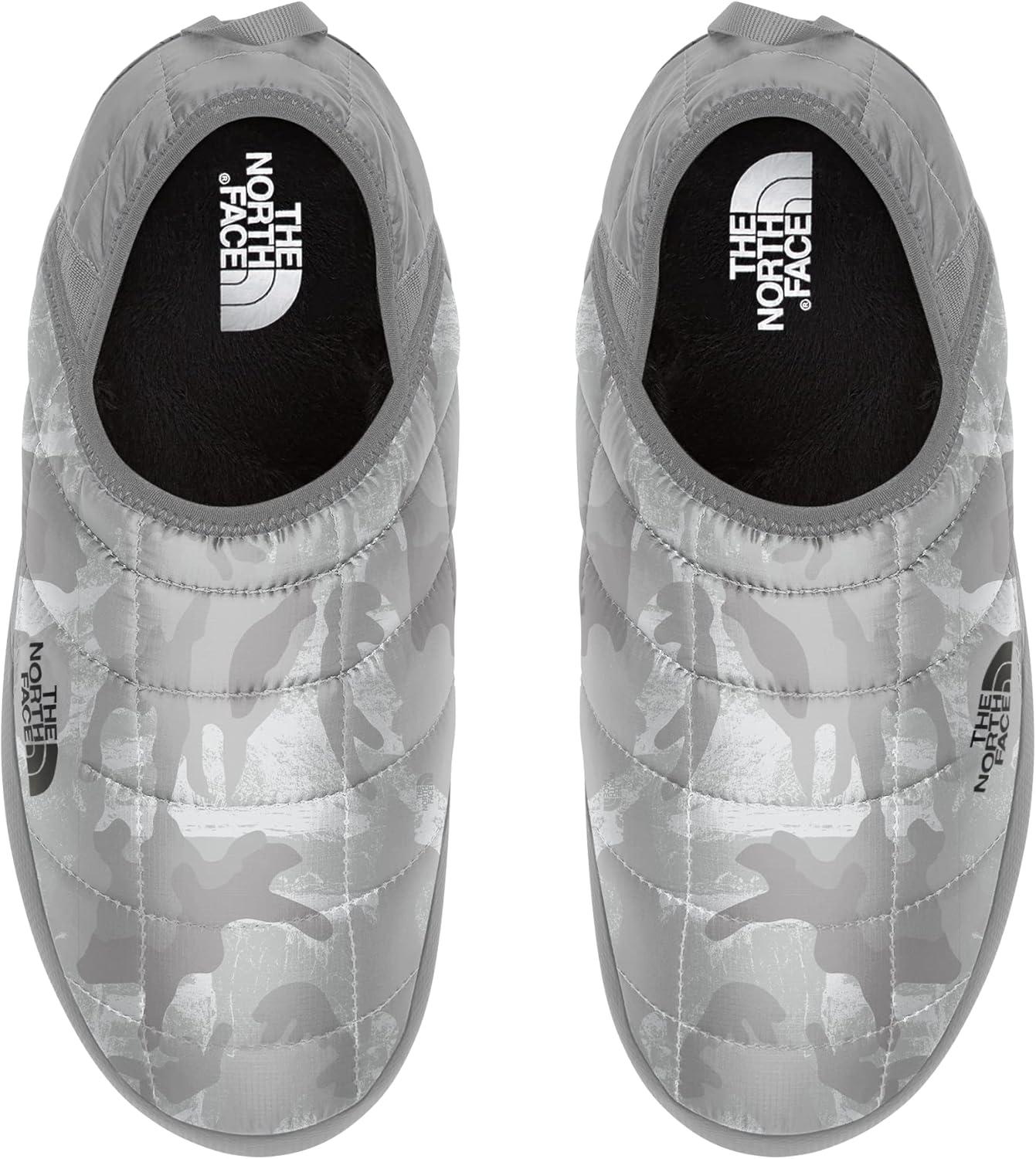 imageTHE NORTH FACE Mens Thermoball Traction Mule V Winter Shoe Insulated ampamp Water Repellent Rubber OutsoleTin Grey Tnf Camo PrintMeld Grey