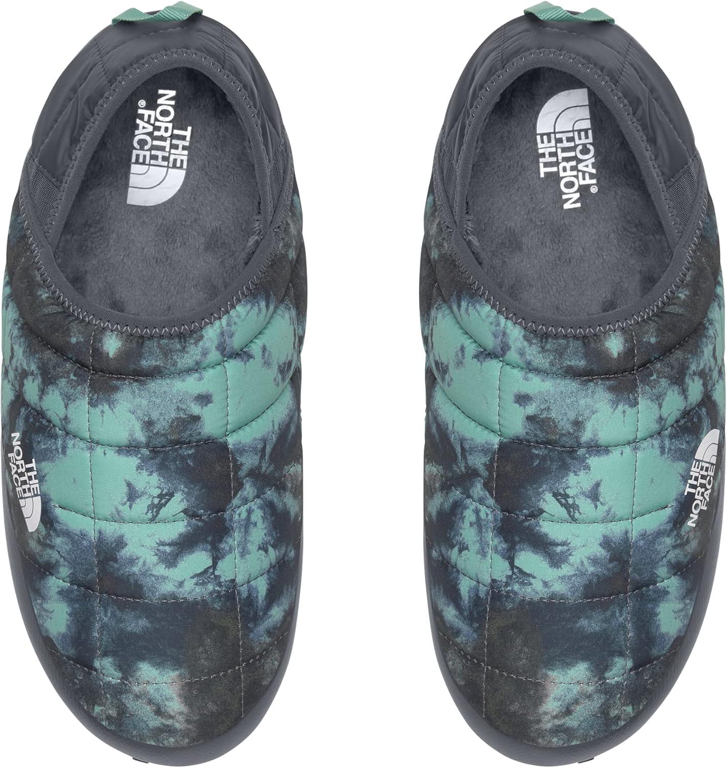 imageTHE NORTH FACE Mens Thermoball Traction Mule V Winter Shoe Insulated ampamp Water Repellent Rubber OutsoleWasabi Ice Dye PrintVanadis Grey