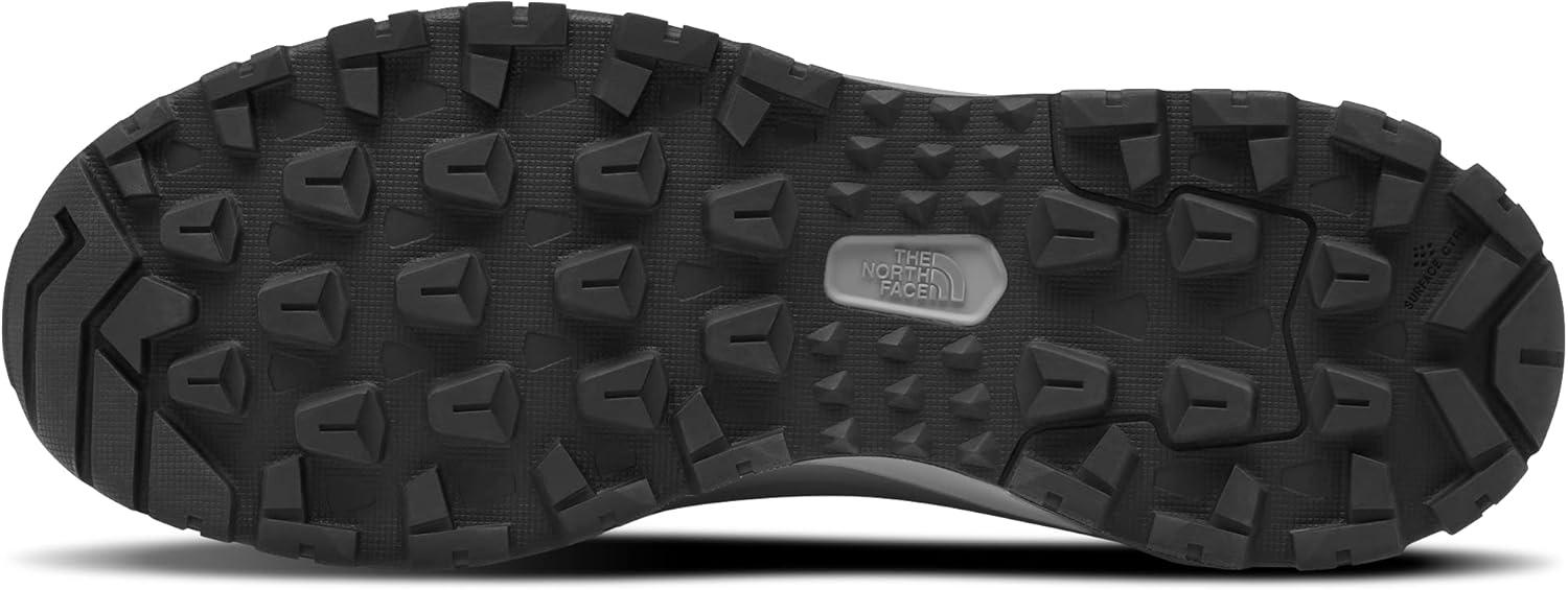 imageTHE NORTH FACE Mens Ultra 112 Waterproof Hiking Shoe Ripstop Leather Rubber Outsole With 5mm LugsAsphalt GreyTnf Black