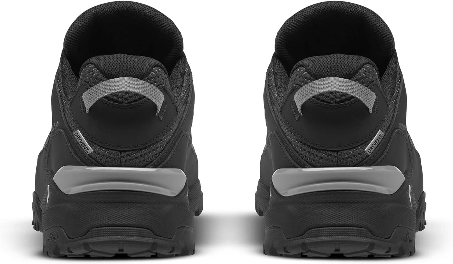 imageTHE NORTH FACE Mens Ultra 112 Waterproof Hiking Shoe Ripstop Leather Rubber Outsole With 5mm LugsAsphalt GreyTnf Black