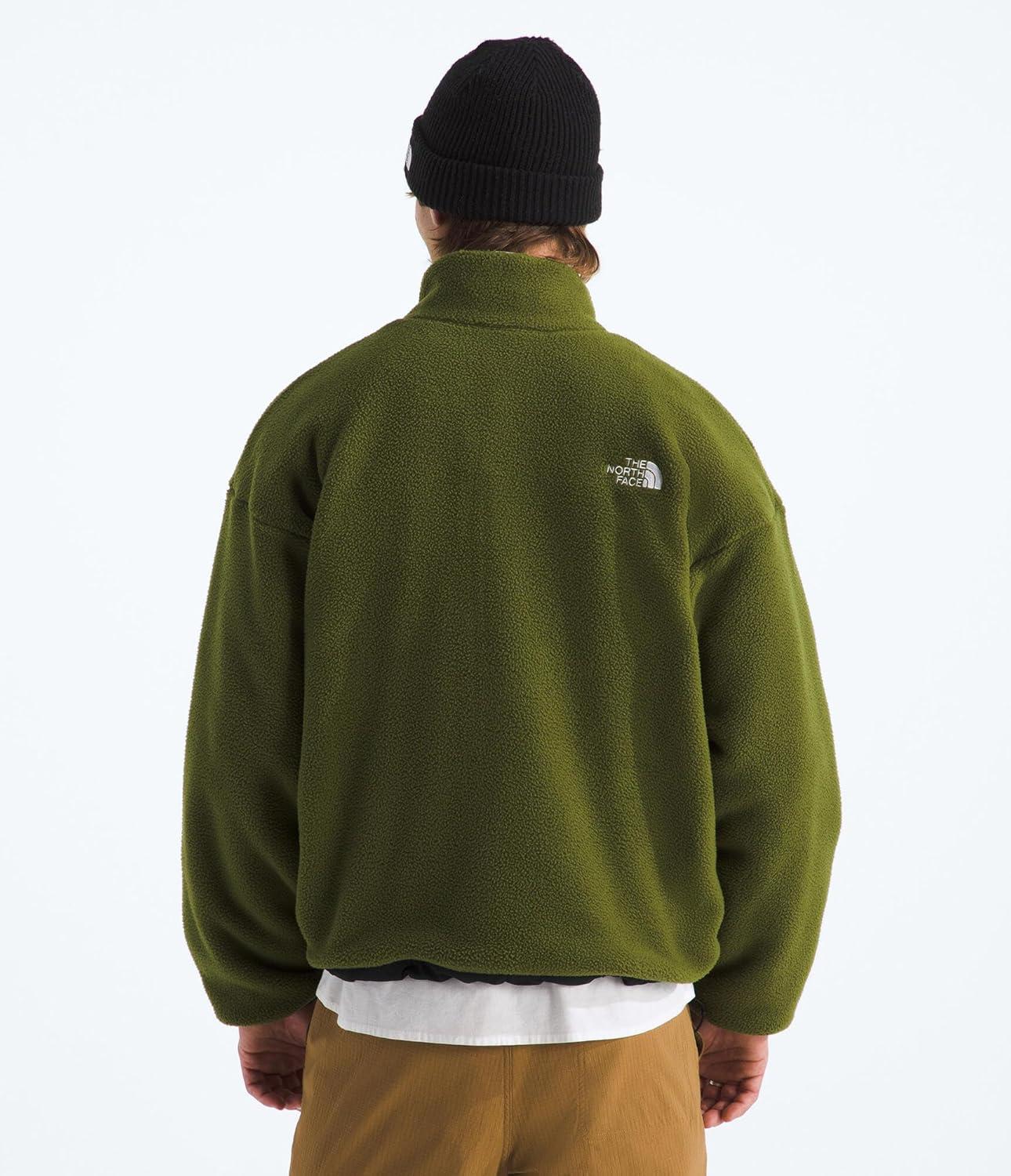 imageTHE NORTH FACE Mens Yumiori Reversible Jacket Water ampamp Wind Resistant Coat with Internal Cinch Cord ampamp Secure Zip PocketsTnf BlackWoodland Green