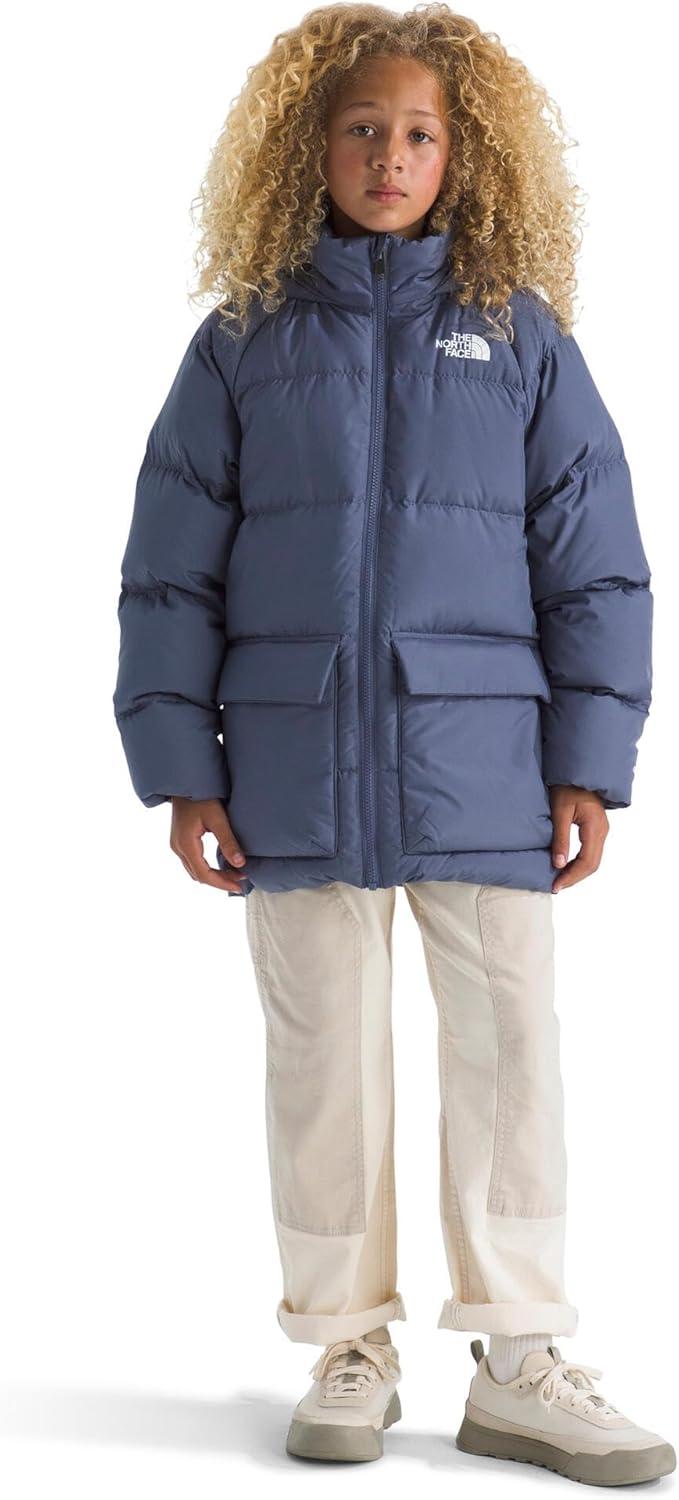 imageTHE NORTH FACE Teen North Down FleeceLined Short Parka 600 Fill Waterfowl Down Water Repellent Insulated Hood ampamp PocketsTwilight Galaxy