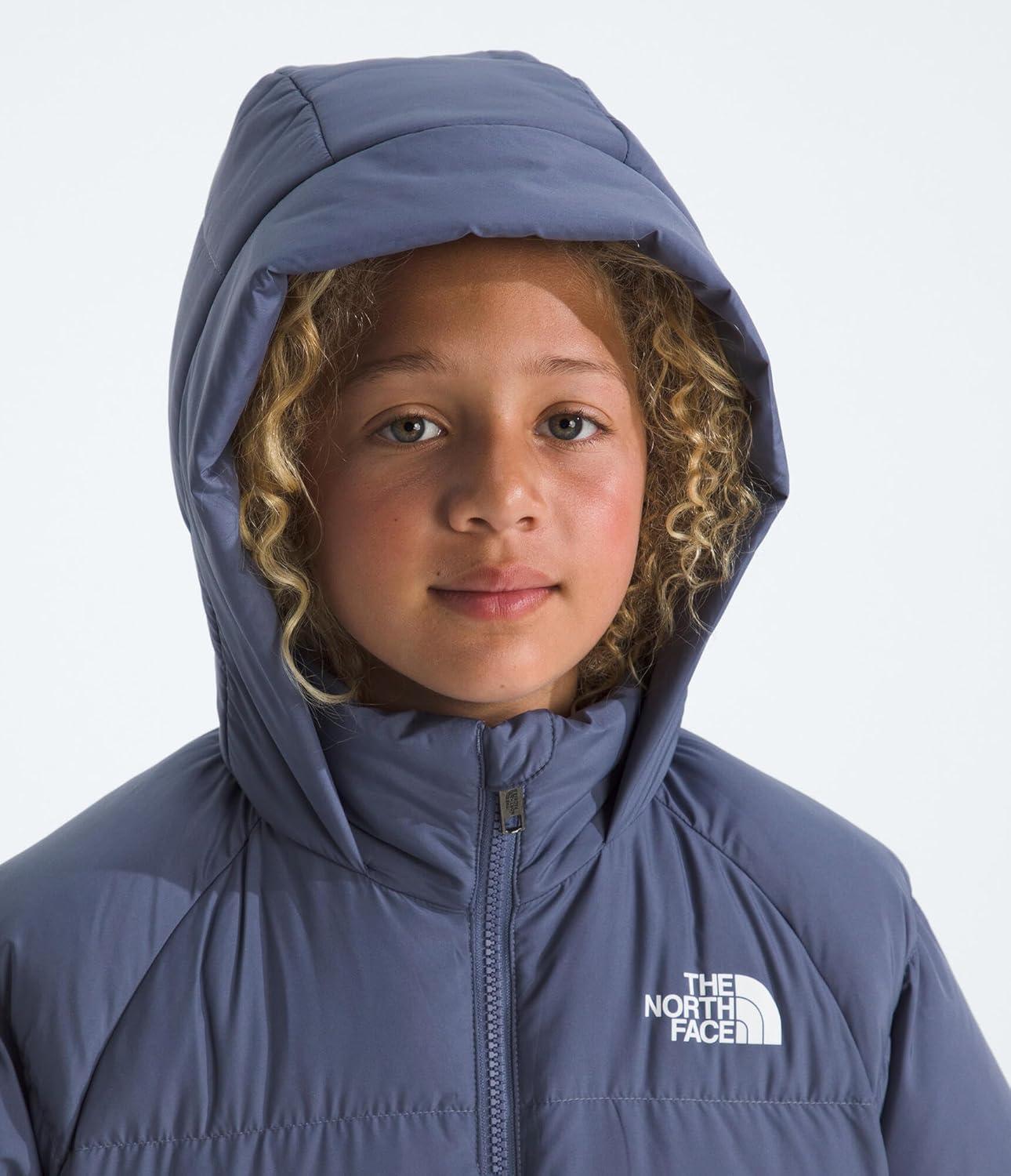 imageTHE NORTH FACE Teen North Down FleeceLined Short Parka 600 Fill Waterfowl Down Water Repellent Insulated Hood ampamp PocketsTwilight Galaxy