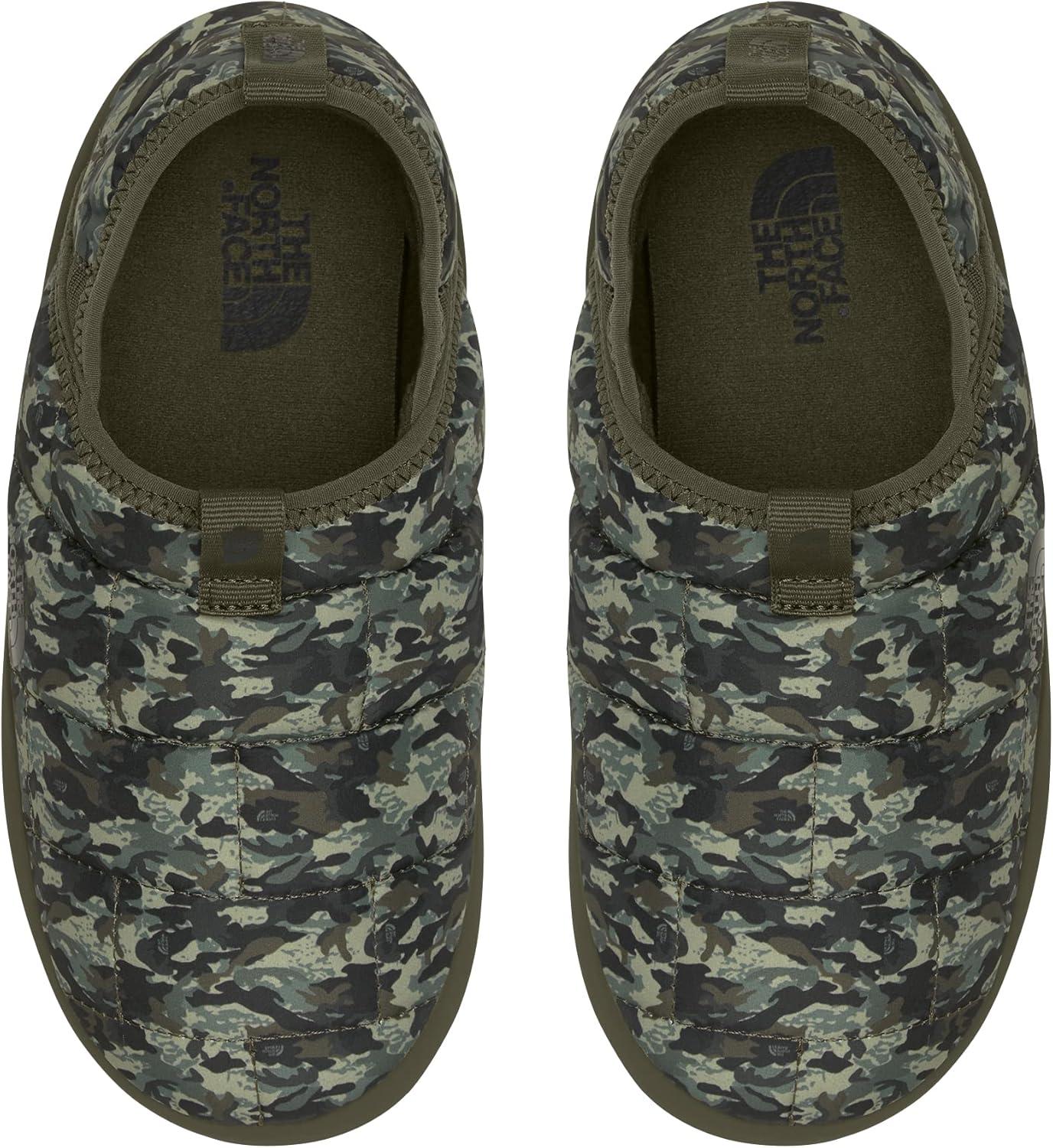 imageTHE NORTH FACE Teen Thermoball Insulated Traction Mule II ShoeNew Taupe Green Never Stop Camo PrintNew Taupe Green