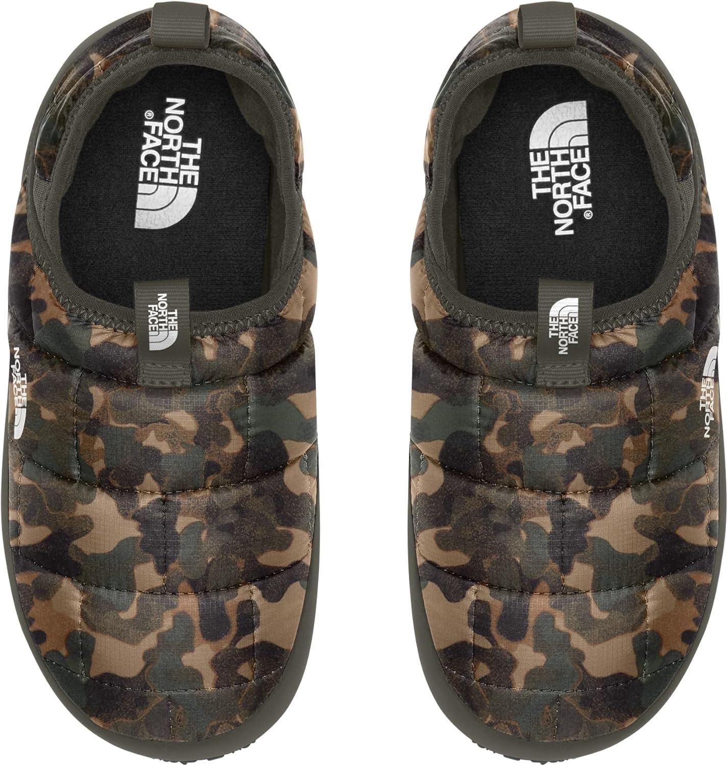 imageTHE NORTH FACE Teen Thermoball Insulated Traction Mule II ShoeUtility Brown Camo Texture PrintNew Taupe Green
