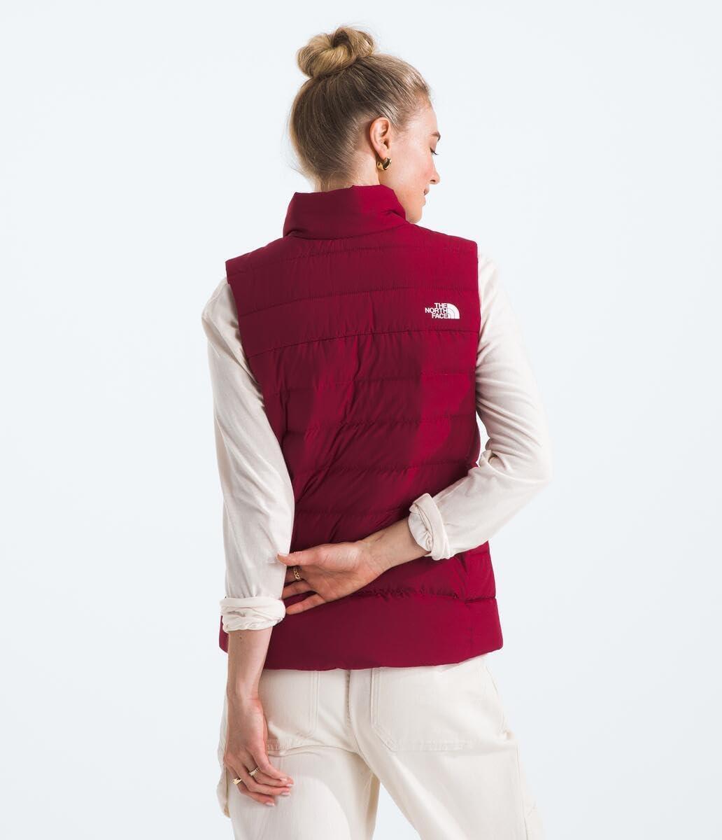 imageTHE NORTH FACE Womens Aconcagua 3 Insulated Vest Wind Resistant Water Repellent 600 Fill Waterfowl Down InsulationBeetroot