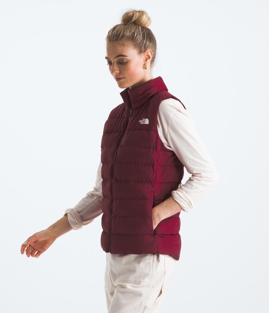 imageTHE NORTH FACE Womens Aconcagua 3 Insulated Vest Wind Resistant Water Repellent 600 Fill Waterfowl Down InsulationBeetroot