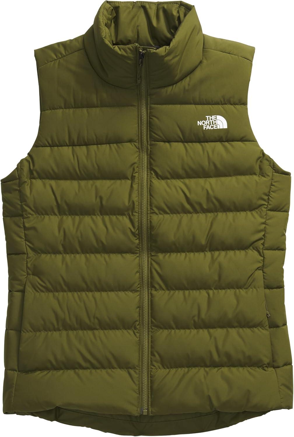 imageTHE NORTH FACE Womens Aconcagua 3 Insulated Vest Wind Resistant Water Repellent 600 Fill Waterfowl Down InsulationForest Olive