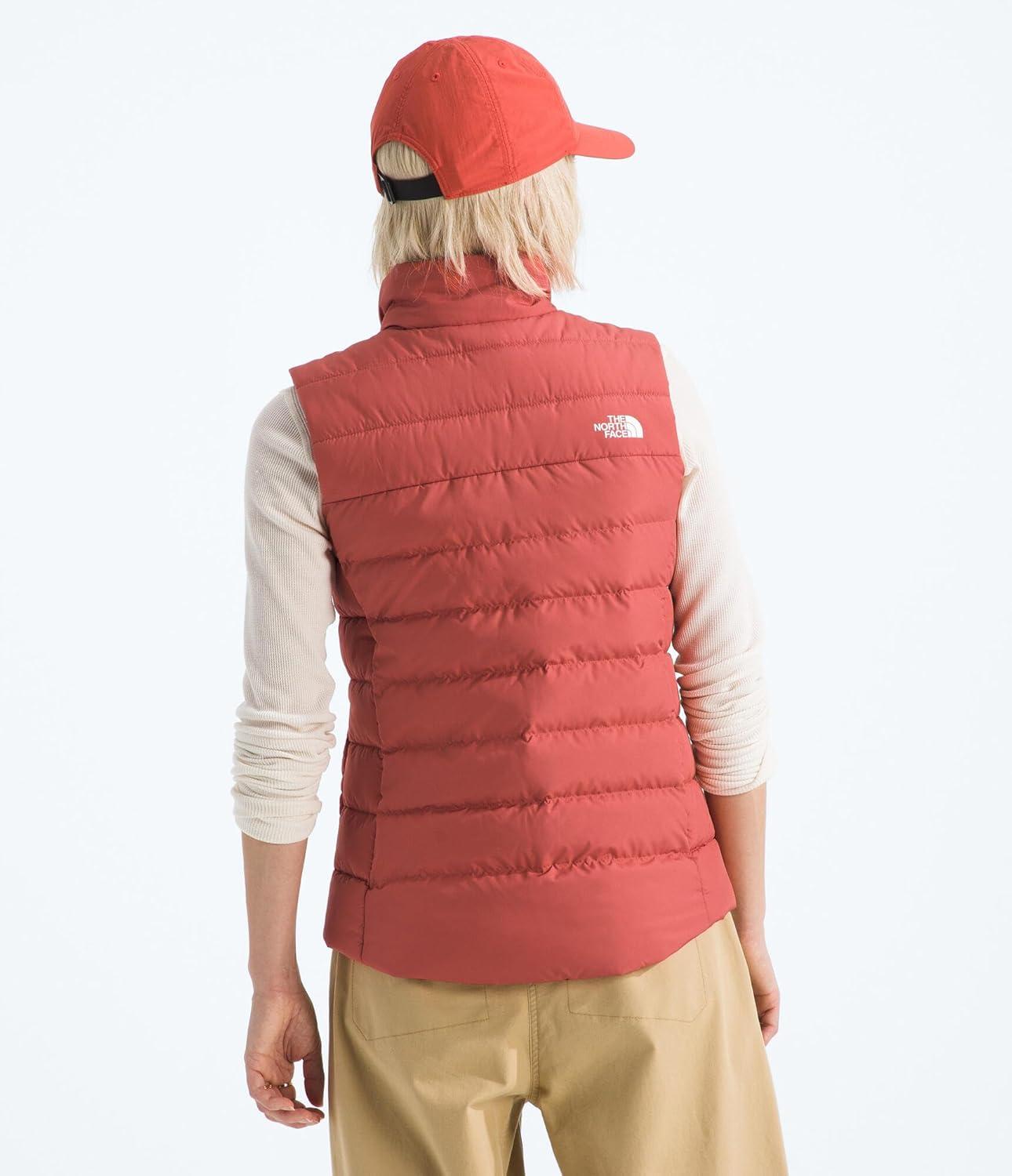 imageTHE NORTH FACE Womens Aconcagua 3 Insulated Vest Wind Resistant Water Repellent 600 Fill Waterfowl Down InsulationMars Dust