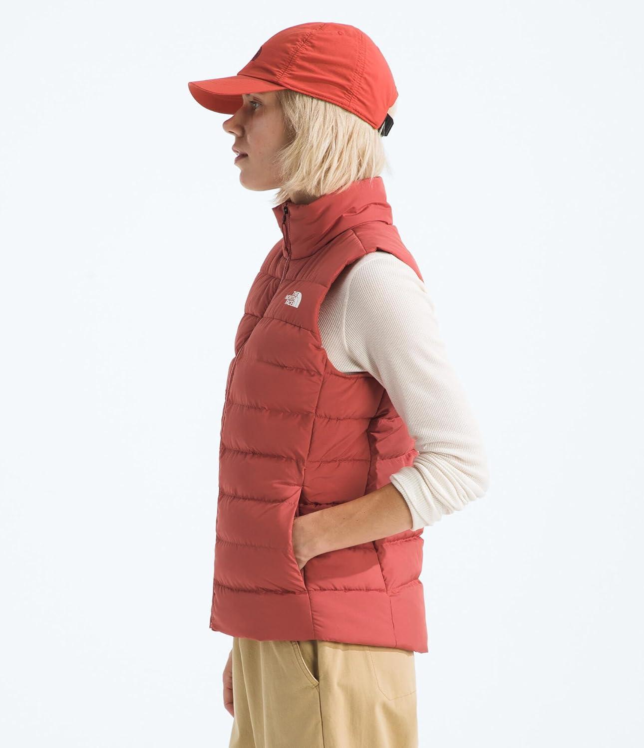 imageTHE NORTH FACE Womens Aconcagua 3 Insulated Vest Wind Resistant Water Repellent 600 Fill Waterfowl Down InsulationMars Dust