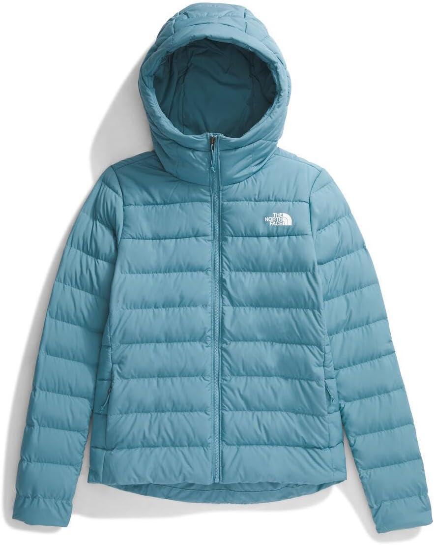 imageTHE NORTH FACE Womens Aconcagua 3 Jacket Wind Resistant Water Repellent 600 Fill Waterfowl Down InsulationAlgae Blue