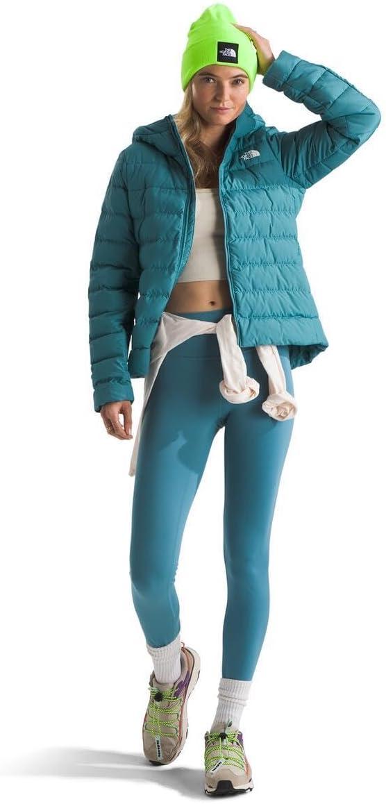 imageTHE NORTH FACE Womens Aconcagua 3 Jacket Wind Resistant Water Repellent 600 Fill Waterfowl Down InsulationAlgae Blue