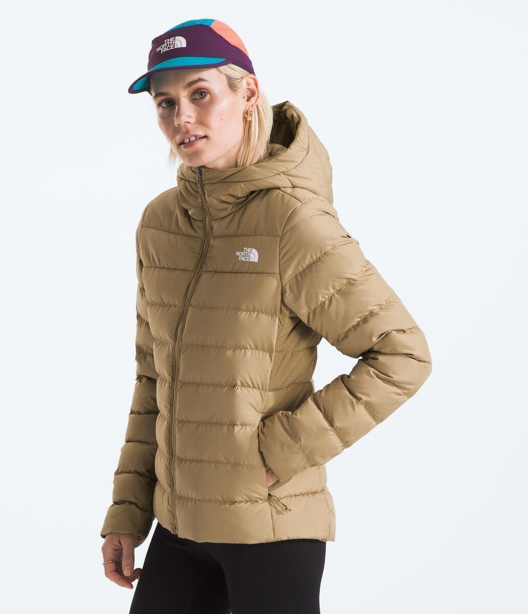 imageTHE NORTH FACE Womens Aconcagua 3 Jacket Wind Resistant Water Repellent 600 Fill Waterfowl Down InsulationKhaki Stone