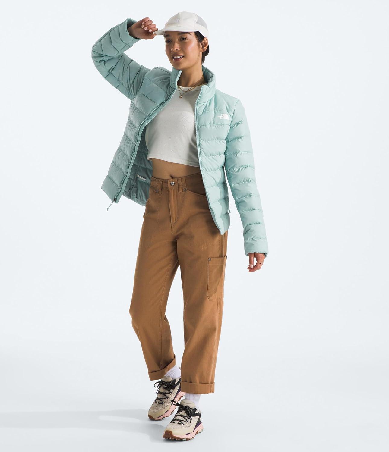 imageTHE NORTH FACE Womens Aconcagua 3 Jacket Wind Resistant Water Repellent 600 Fill Waterfowl Down InsulationMuted Pine