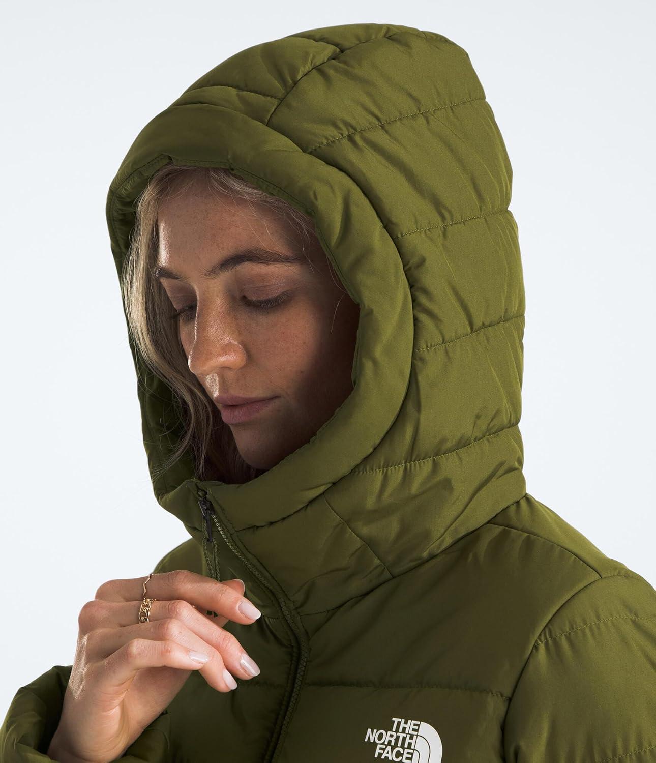 imageTHE NORTH FACE Womens Aconcagua Parka Wind Resistant Water Repellent 600 Fill Waterfowl Down InsulationForest Olive