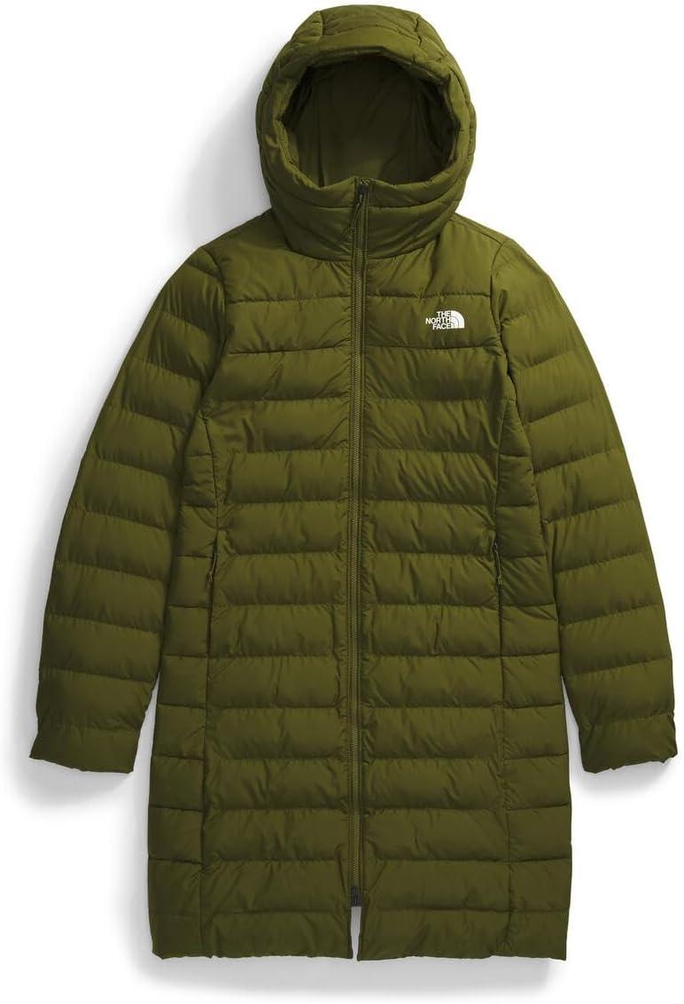 imageTHE NORTH FACE Womens Aconcagua Parka Wind Resistant Water Repellent 600 Fill Waterfowl Down InsulationForest Olive