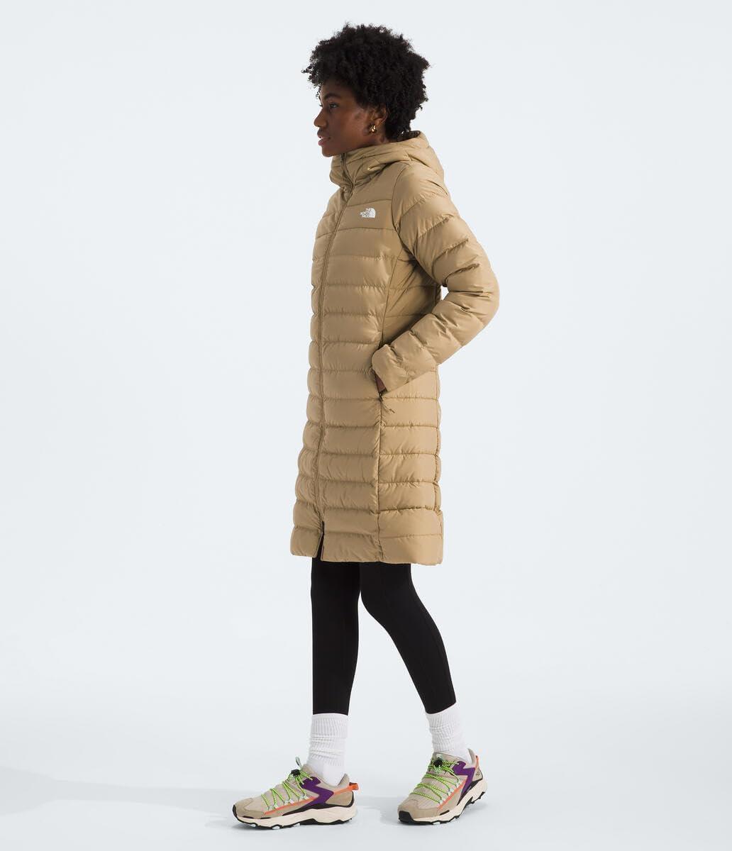 imageTHE NORTH FACE Womens Aconcagua Parka Wind Resistant Water Repellent 600 Fill Waterfowl Down InsulationKhaki Stone