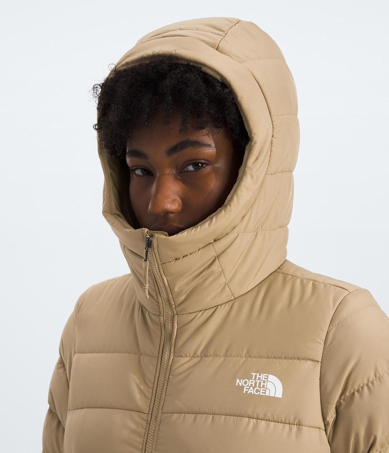 imageTHE NORTH FACE Womens Aconcagua Parka Wind Resistant Water Repellent 600 Fill Waterfowl Down InsulationKhaki Stone