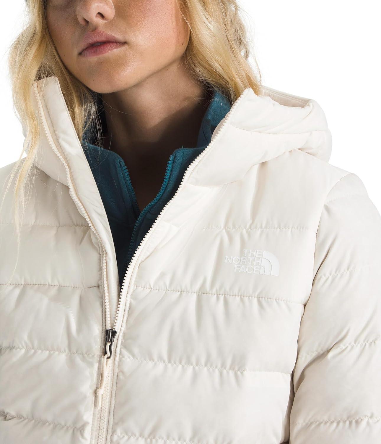 imageTHE NORTH FACE Womens Aconcagua Parka Wind Resistant Water Repellent 600 Fill Waterfowl Down InsulationWhite Dune