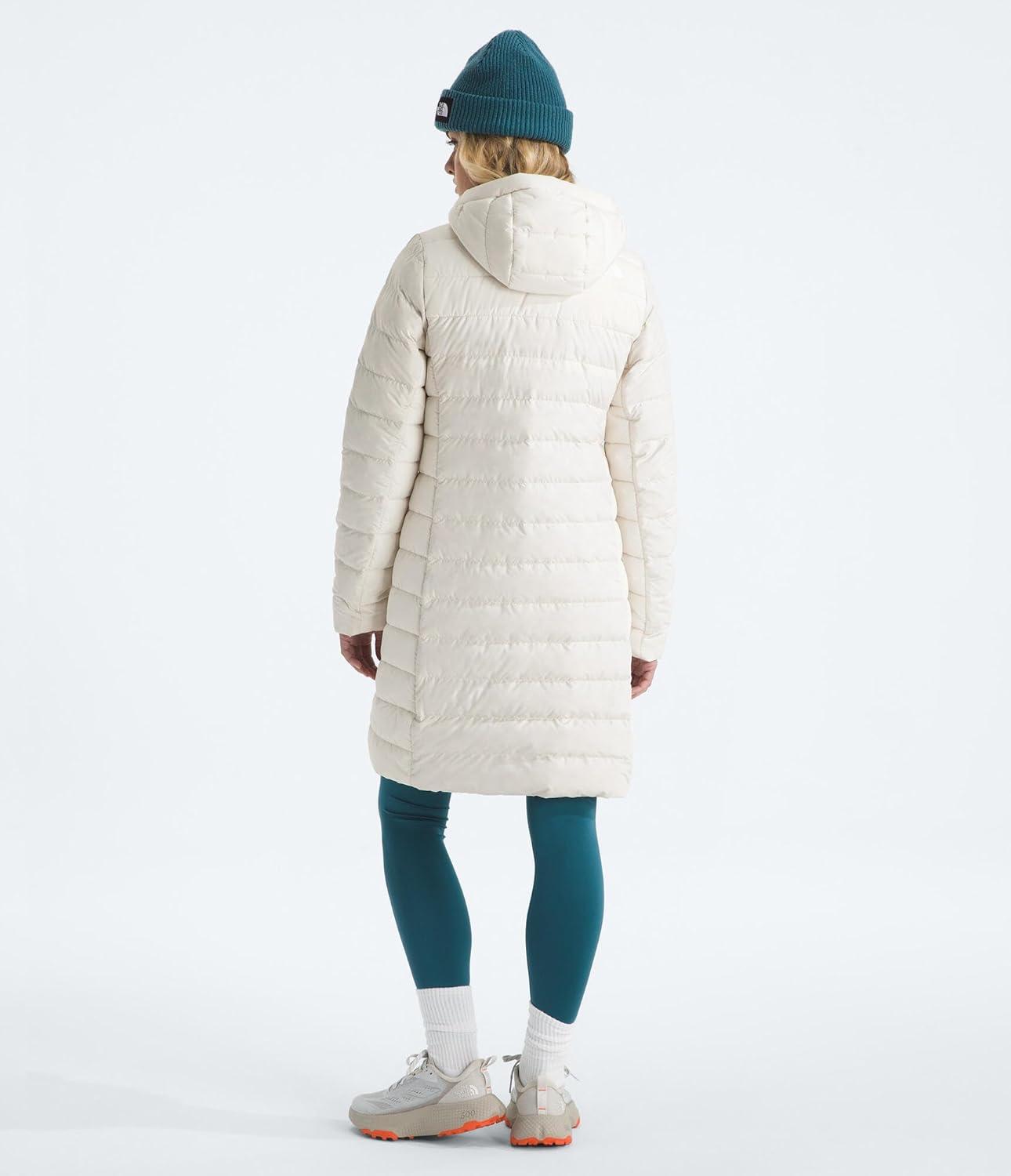 imageTHE NORTH FACE Womens Aconcagua Parka Wind Resistant Water Repellent 600 Fill Waterfowl Down InsulationWhite Dune