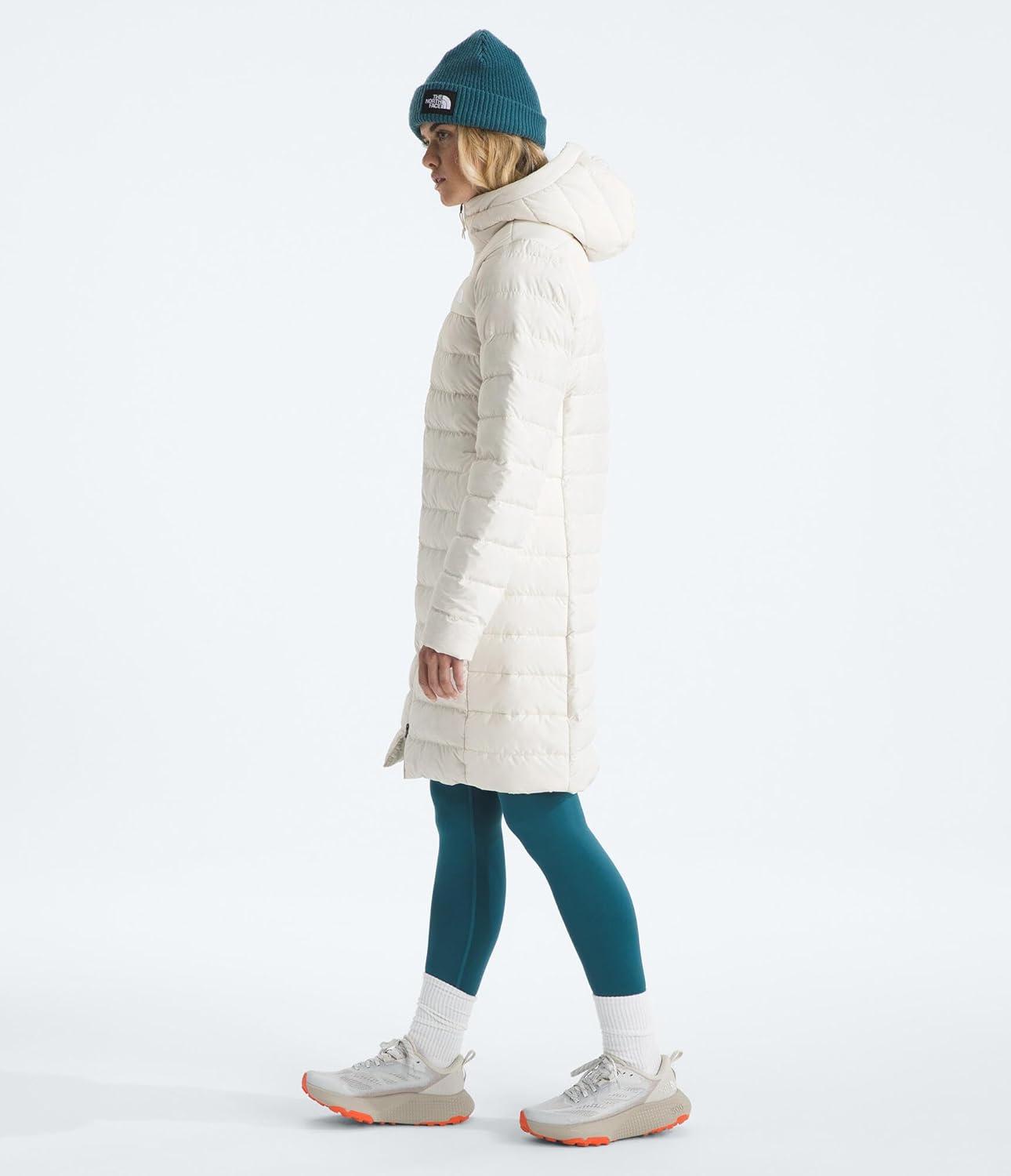 imageTHE NORTH FACE Womens Aconcagua Parka Wind Resistant Water Repellent 600 Fill Waterfowl Down InsulationWhite Dune