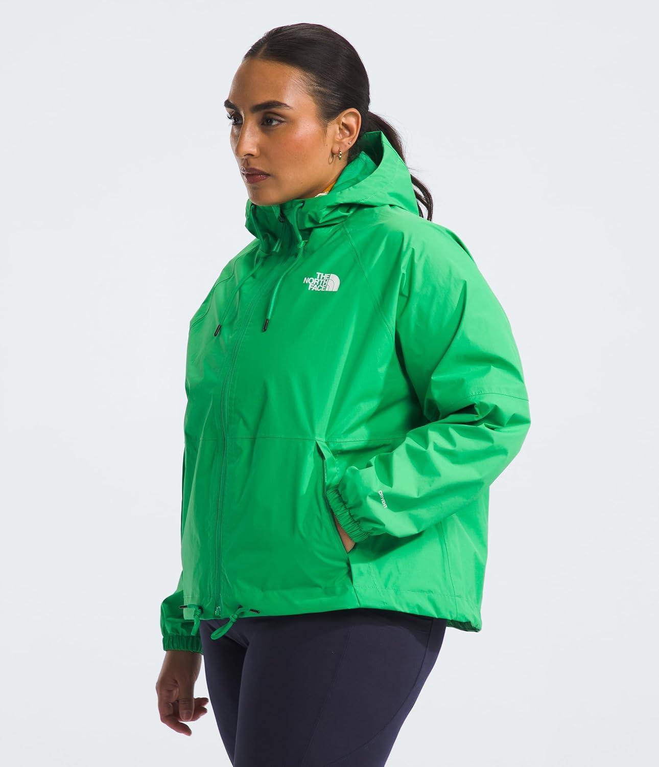 imageTHE NORTH FACE Womens Antora Rain Hoodie Standard and Plus SizeOptic Emerald