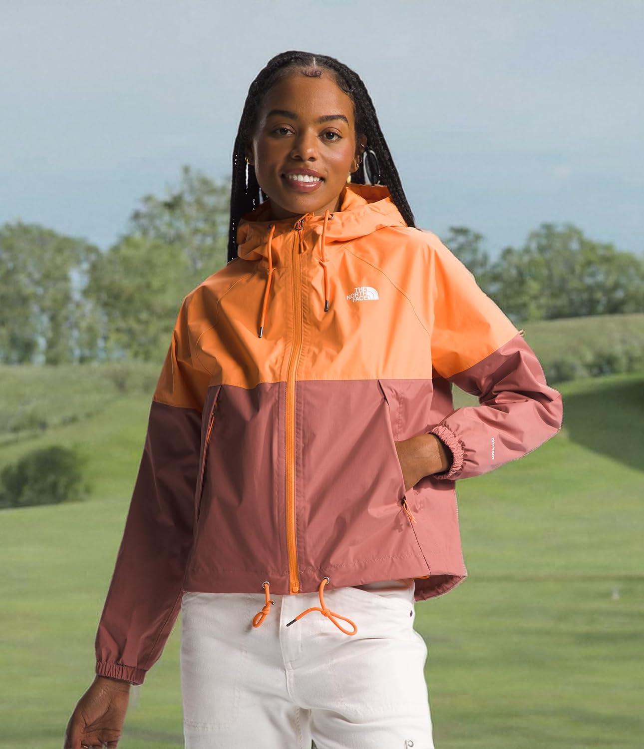 imageTHE NORTH FACE Womens Antora Rain Hoodie Standard and Plus SizePeach GraniteLight Mahogany