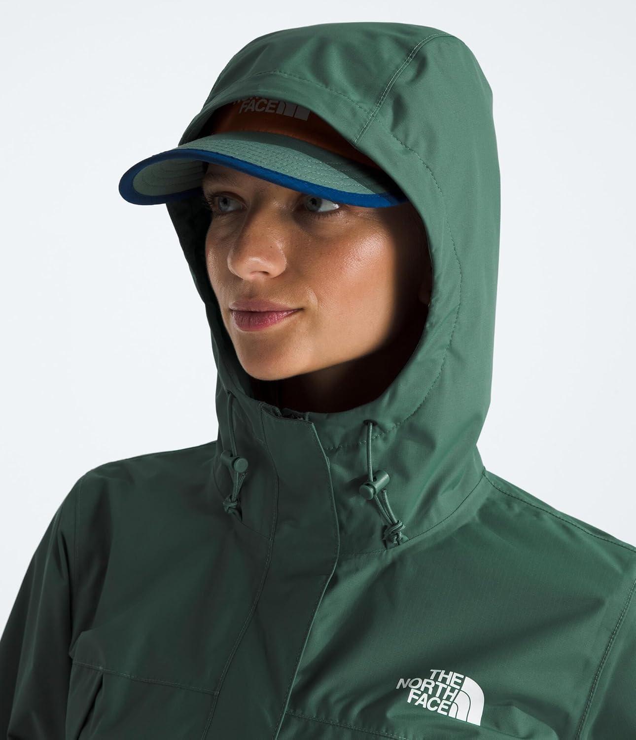 imageTHE NORTH FACE Womens Antora Waterproof Breathable Rain CoatDuck Green