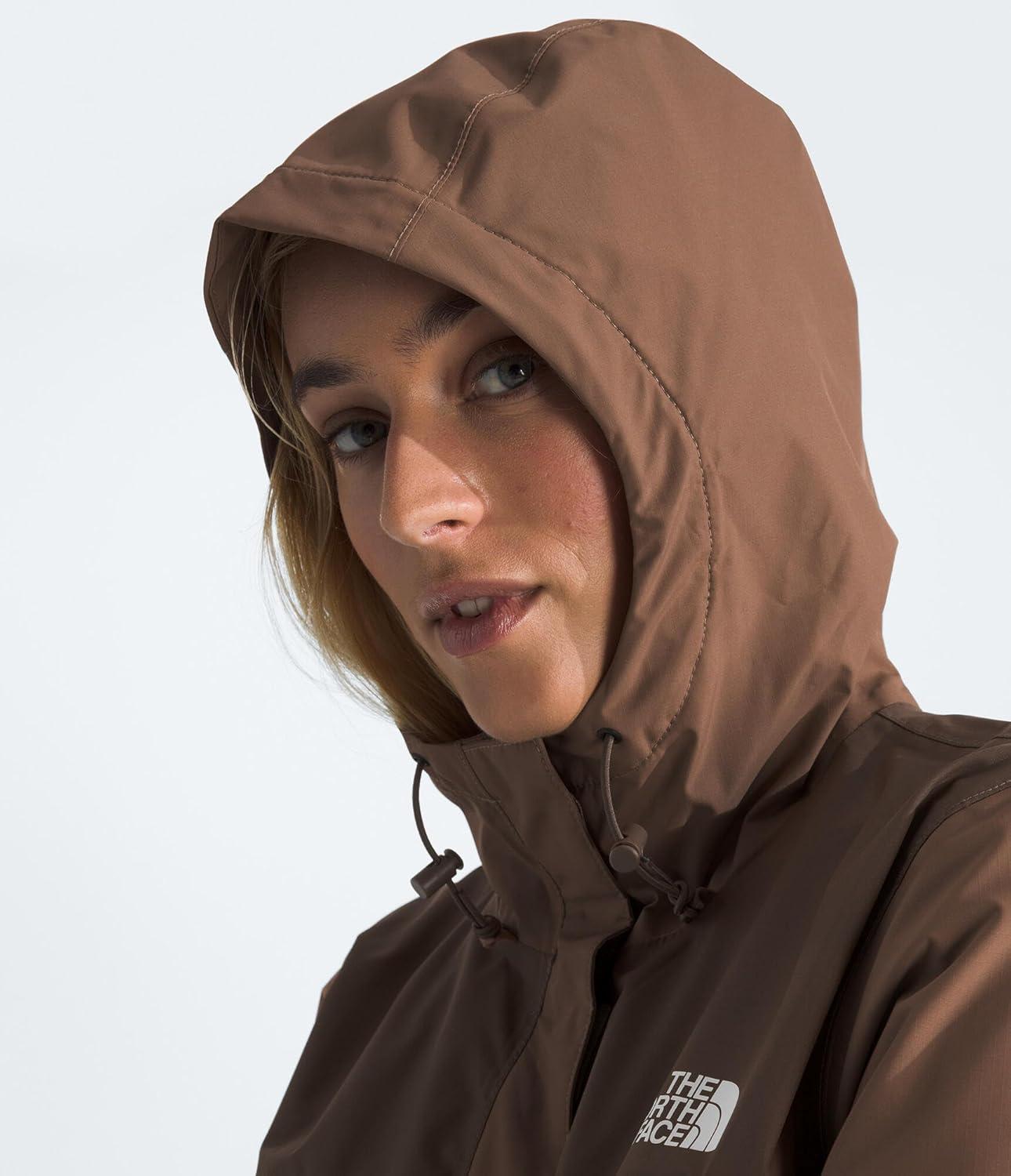 imageTHE NORTH FACE Womens Antora Waterproof Breathable Rain CoatLatteSmokey Brown