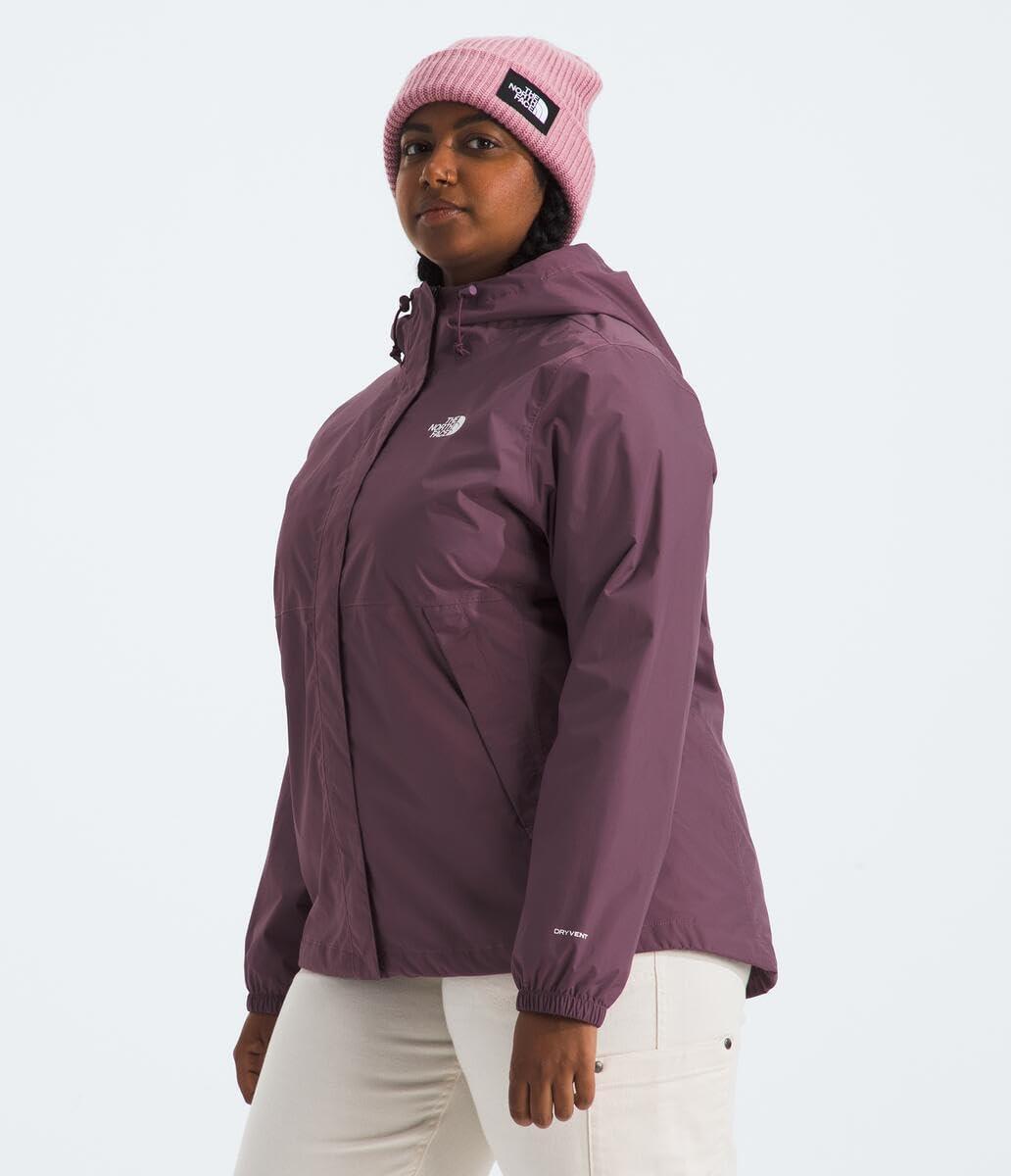 imageTHE NORTH FACE Womens Antora Waterproof Breathable Rain CoatMidnight Mauve