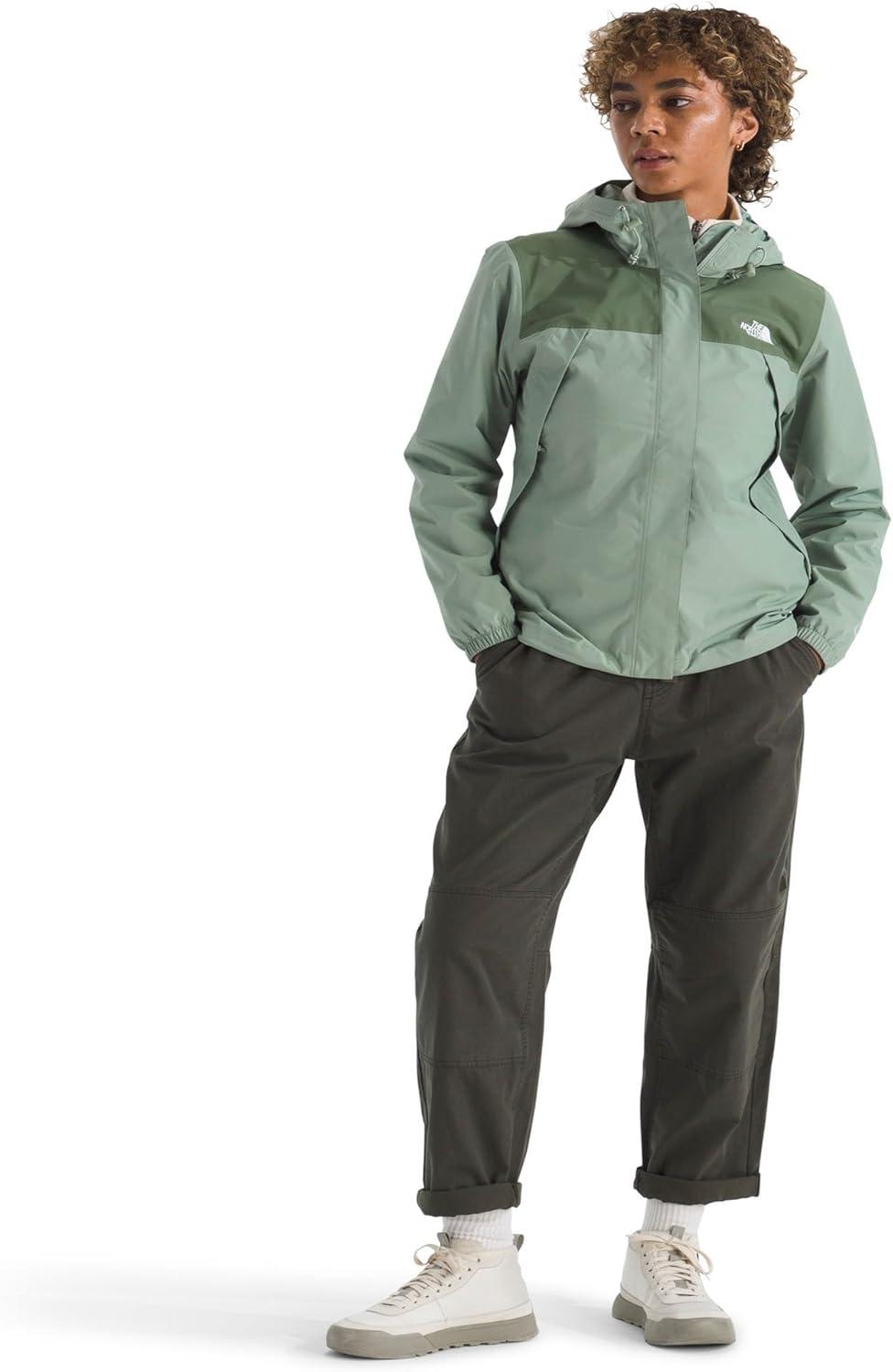 imageTHE NORTH FACE Womens Antora Waterproof Breathable Rain CoatSlate MossBark Mist