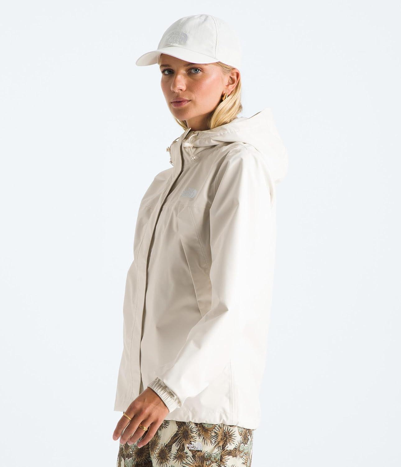 imageTHE NORTH FACE Womens Antora Waterproof Breathable Rain CoatWhite Dune