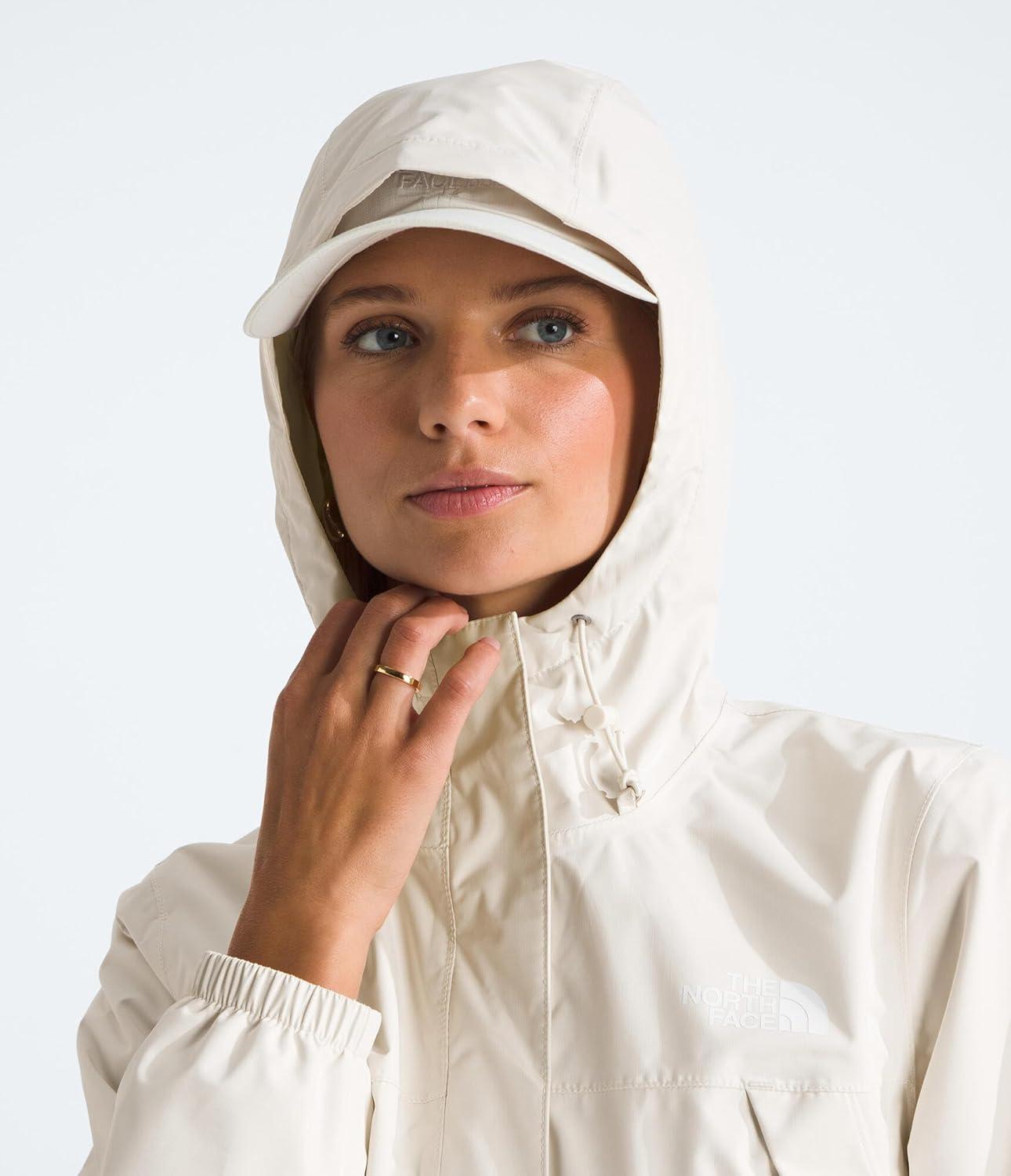 imageTHE NORTH FACE Womens Antora Waterproof Breathable Rain CoatWhite Dune