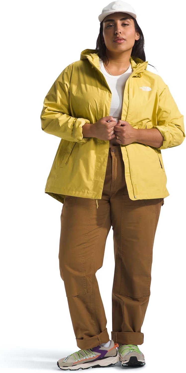 imageTHE NORTH FACE Womens Antora Waterproof Breathable Rain CoatYellow Silt