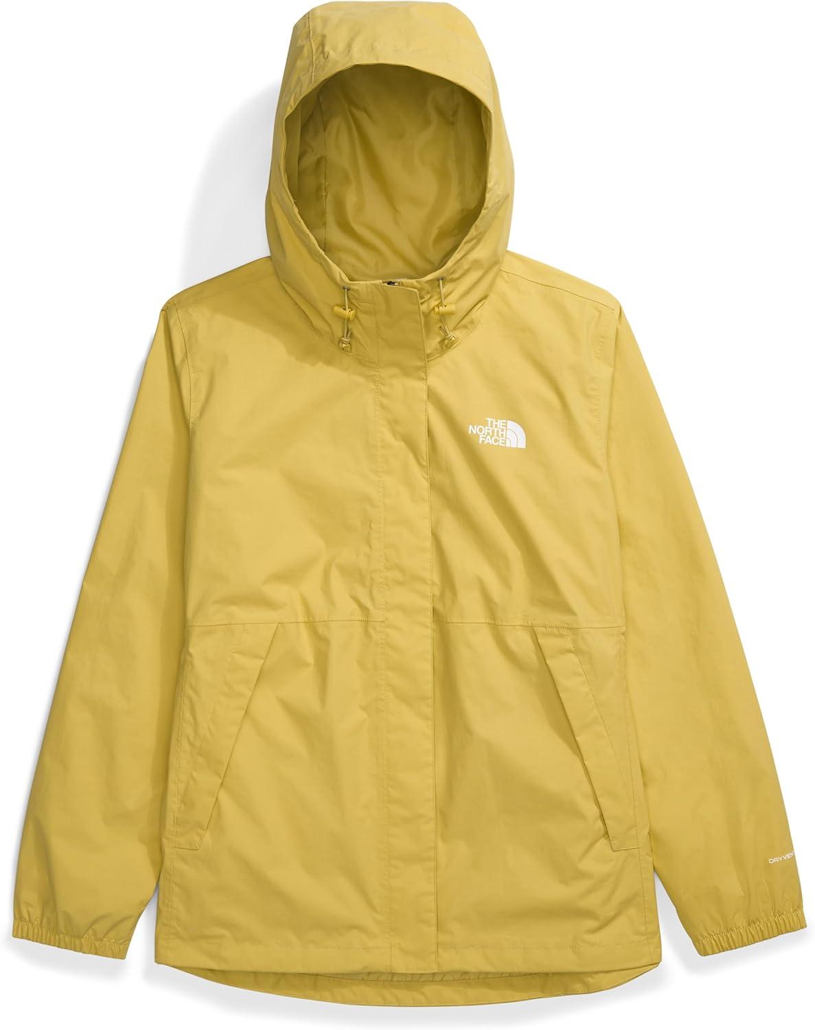 imageTHE NORTH FACE Womens Antora Waterproof Breathable Rain CoatYellow Silt