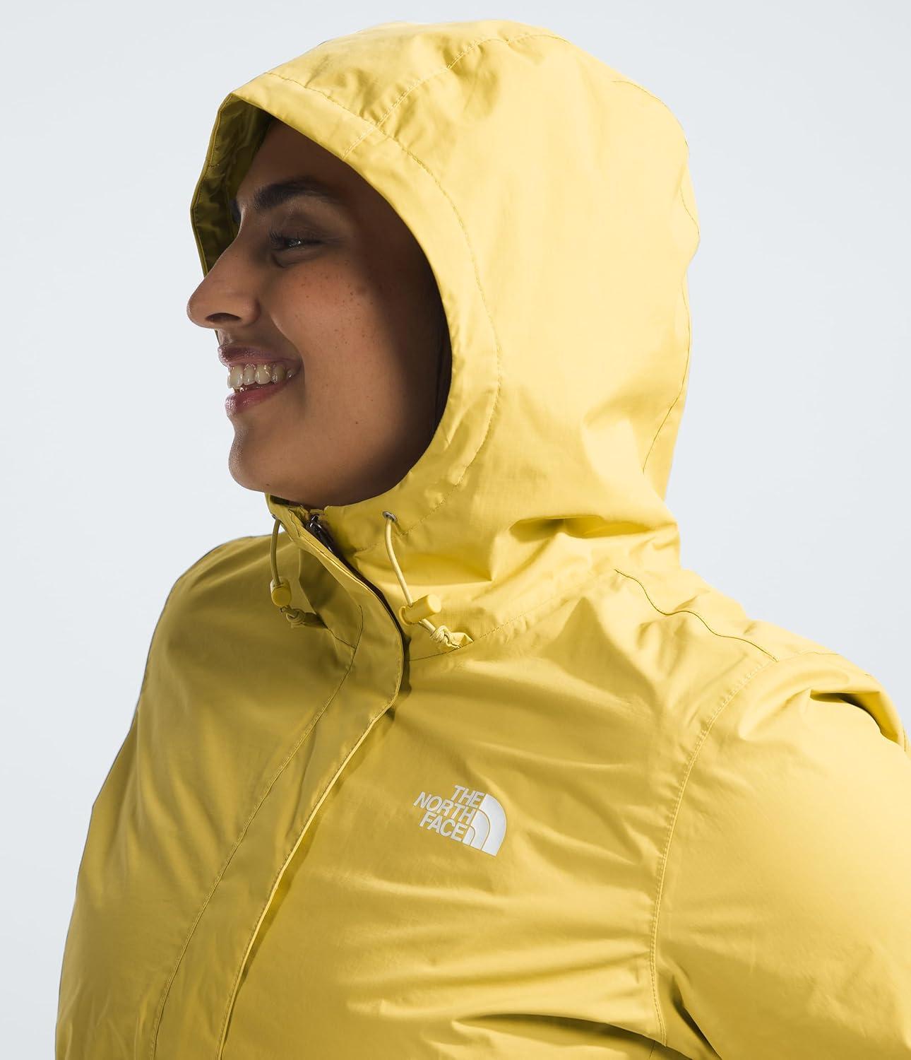 imageTHE NORTH FACE Womens Antora Waterproof Breathable Rain CoatYellow Silt